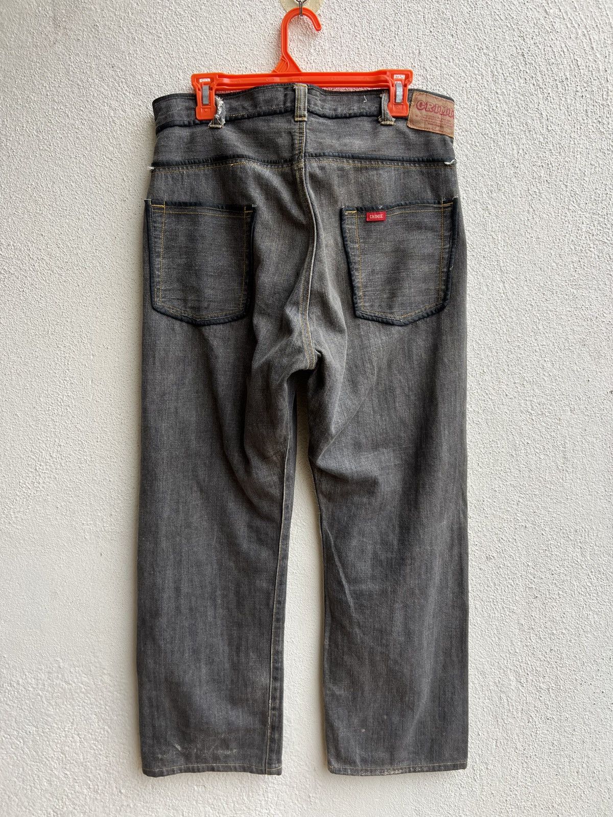 Japanese Brand Crimie Japan Redline Selvedge Waxed Denim Jeans Size US 32 / EU 48 - 22 Thumbnail