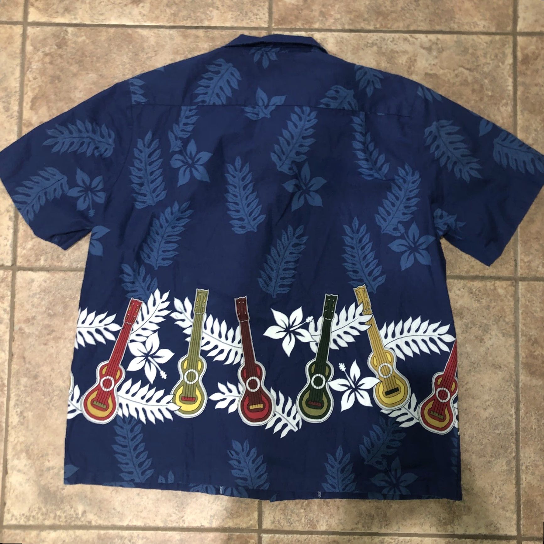 Vintage KoleKole Hawaii Made Blue Hawaiian Shirt Mens 2XL Short Sleeve Button-Up Size US XXL / EU 58 / 5 - 4 Thumbnail