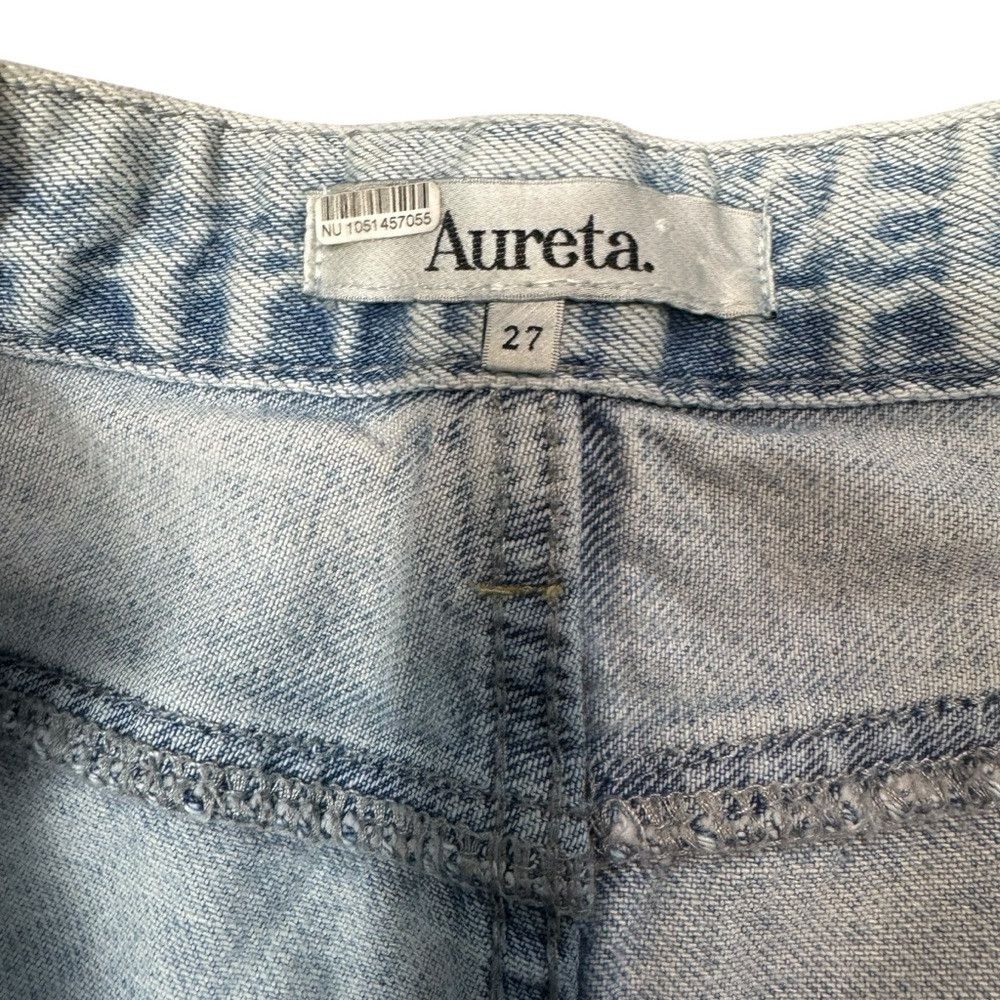 Other Aureta Sara Straight Leg Blue Dawn Jeans Size 27'' Size 27" / US 4 / IT 40 - 7 Thumbnail