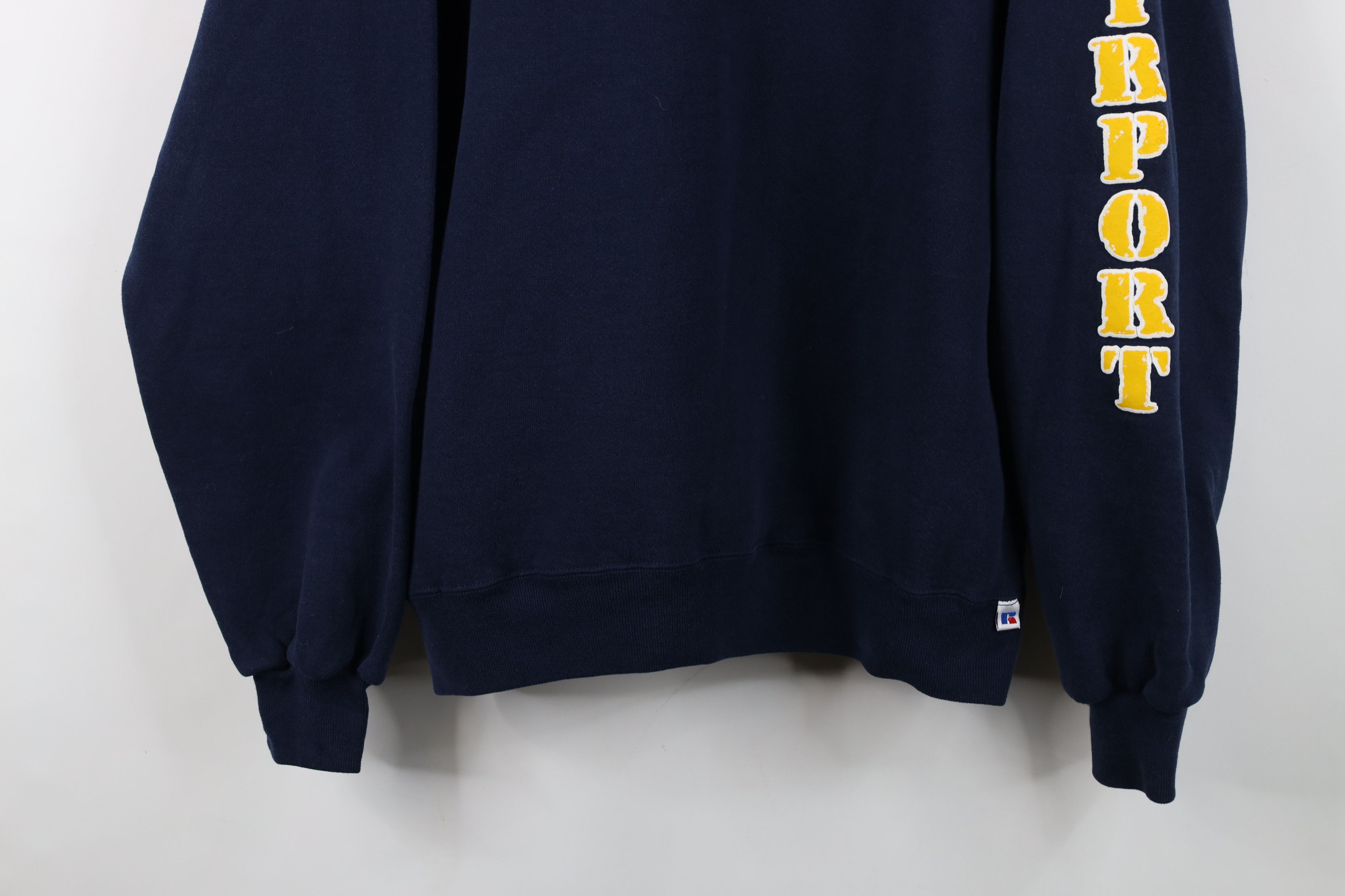Russell Athletic Vintage 90s Russell Athletic Crewneck Sweatshirt Blue Size US XL / EU 56 / 4 - 3 Thumbnail