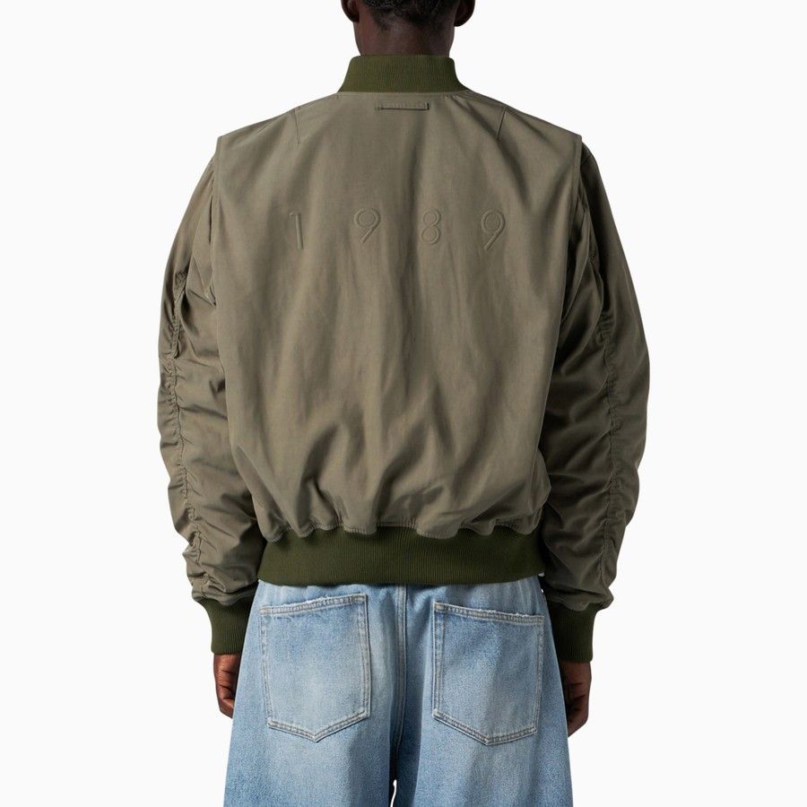 1989 STUDIO o1d2blof1124 Bomber Jacket in Army Green Size US L / EU 52-54 / 3 - 5 Thumbnail