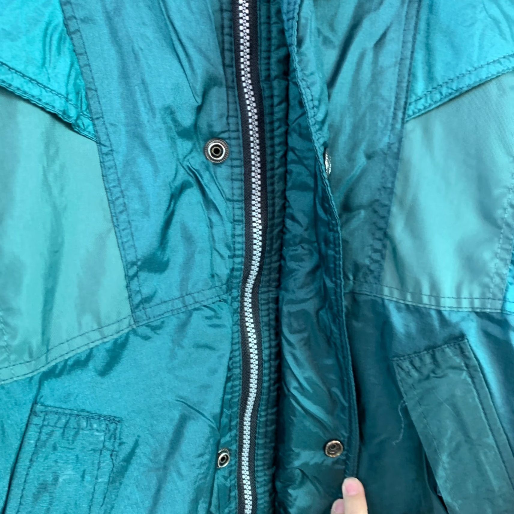 Vintage VINTAGE Extreme Limit Green Ski Winter Jacket Coat L Adult Large Nylon Puffer 80s 90s Mens Womens Boys Girls Size US L / EU 52-54 / 3 - 4 Thumbnail