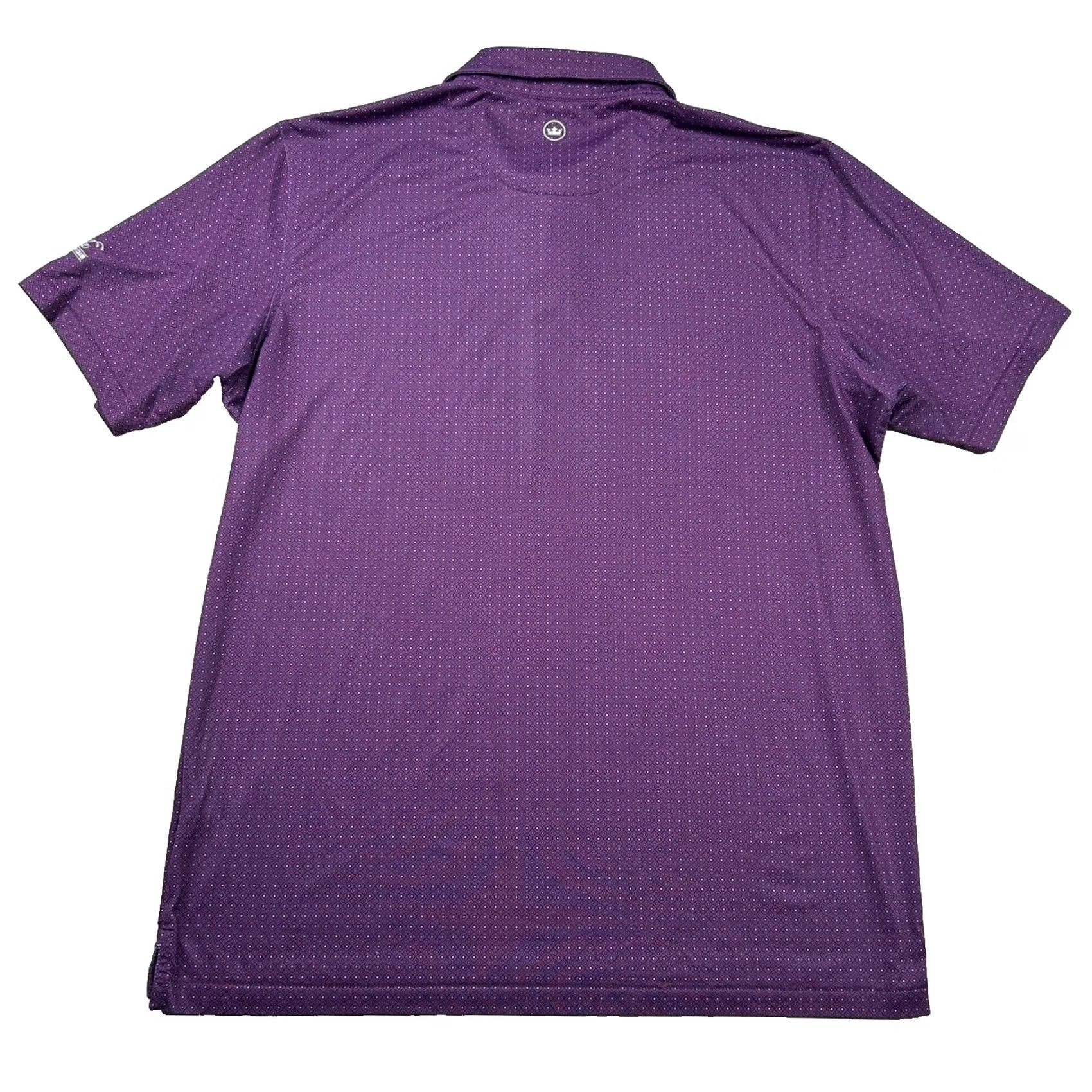 Peter Millar Peter Millar Crown Crafted Golf Polo Shirt Mens XL Purple Geometric Stretch Performance Size US XL / EU 56 / 4 - 2 Thumbnail