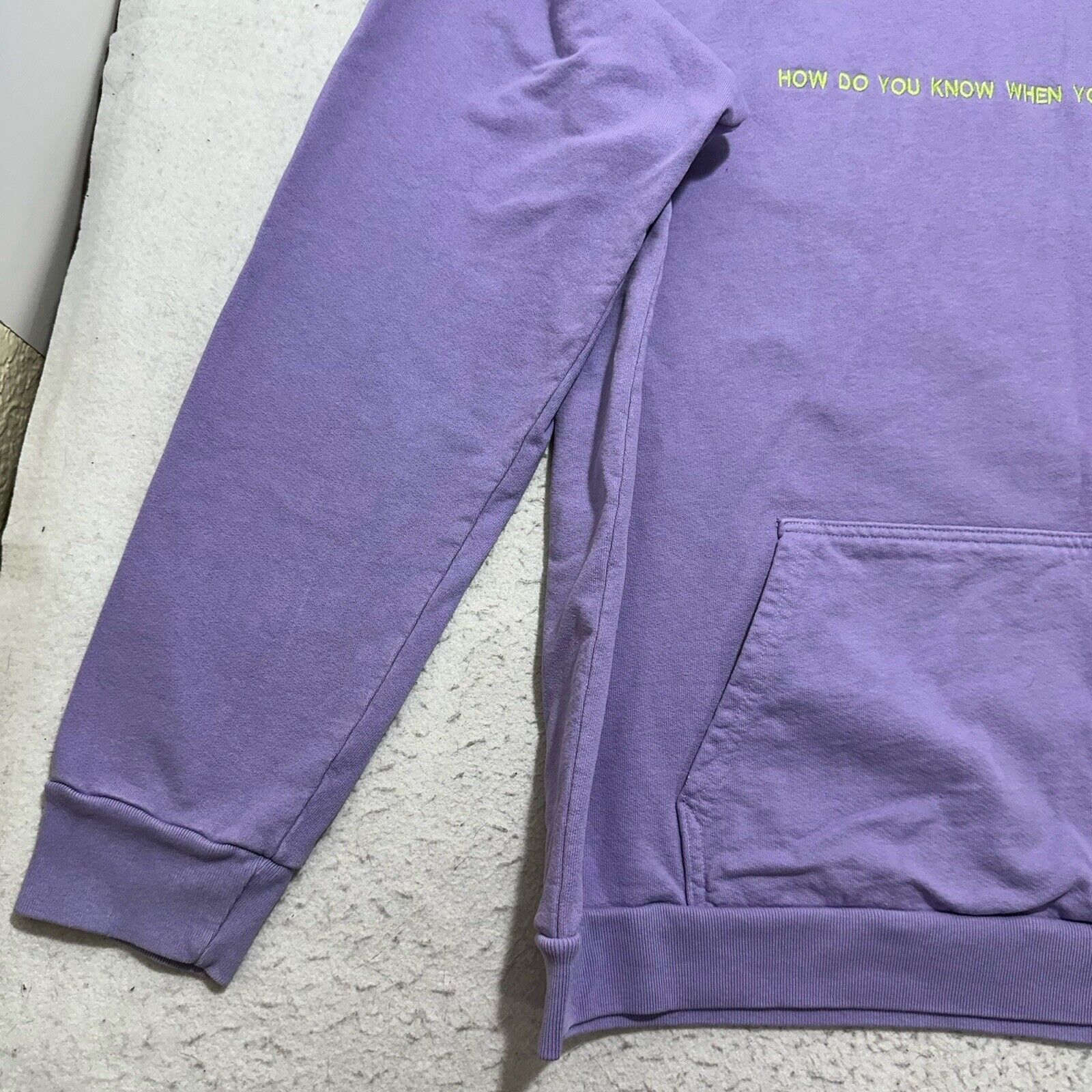 Boys Lie Boys Lie 1 Size Hoodie How Do You Know When You Love Someone Size ONE SIZE - 7 Thumbnail