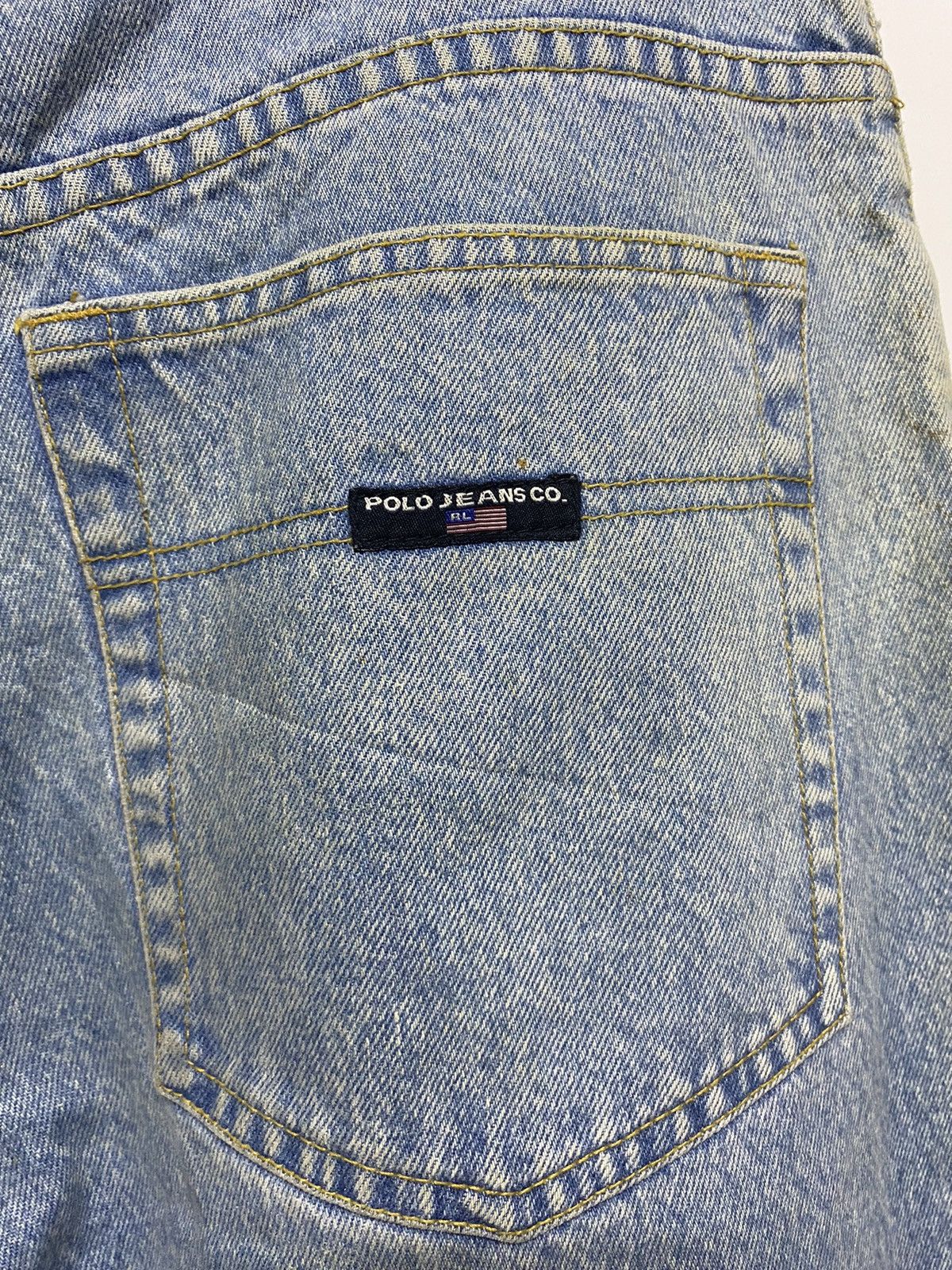Polo Ralph Lauren × Ralph Lauren × Vintage Ralph Lauren Polo Jeans Co. Relaxed Loose Denim Jeans 34x34 Size US 34 / EU 50 - 14 Thumbnail