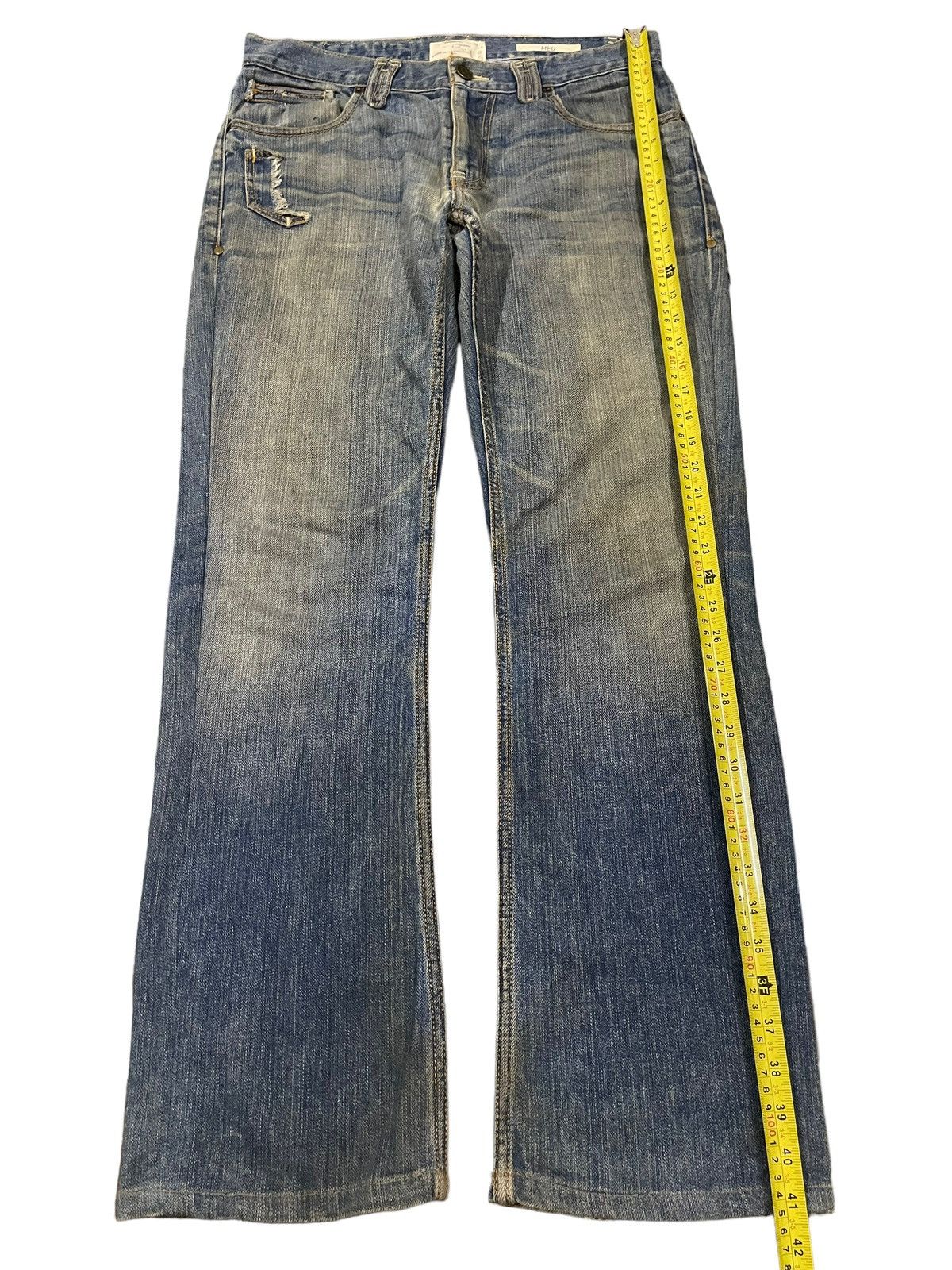 Jimmy Taverniti Vintage Italian Designer Taverniti Blue Wash Loose Jeans Size US 33 - 12 Thumbnail