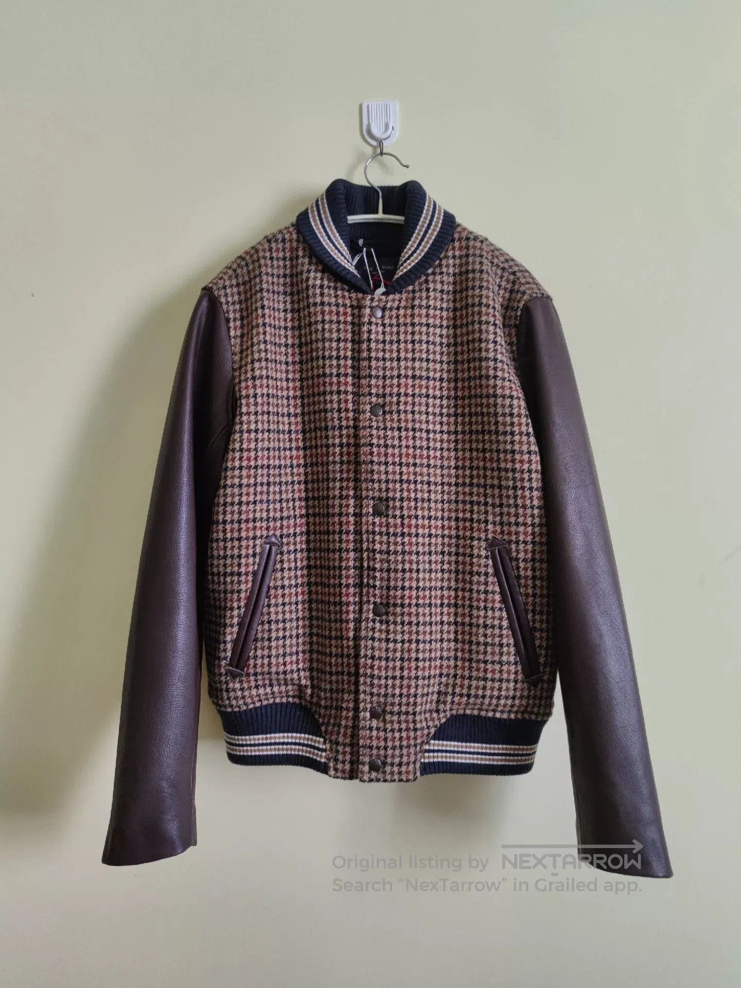 Rag & Bone Rag & Bone Harris Tweed Baseball Jacket. Size US S / EU 44-46 / 1 - 1 Thumbnail