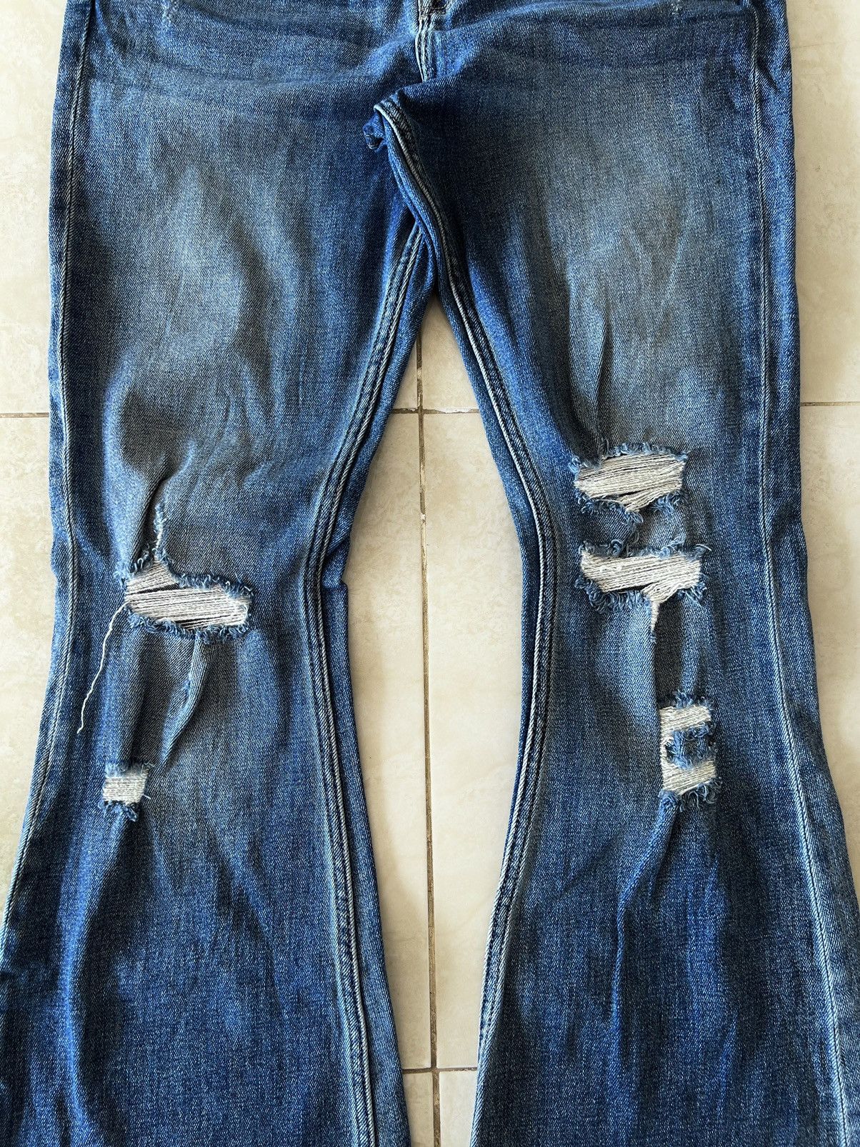 Vintage VIGOSS FLARED JEANS Like Kendrick Lamar Style Size US 32 / EU 48 - 2 Thumbnail