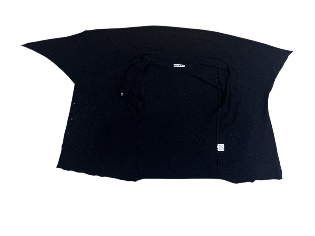 Issey Miyake ISSEY MIYAKE BUTTON UP LONG SLEEVE BLOUSE BLACK Size S / US 4 / IT 40 - 8 Thumbnail