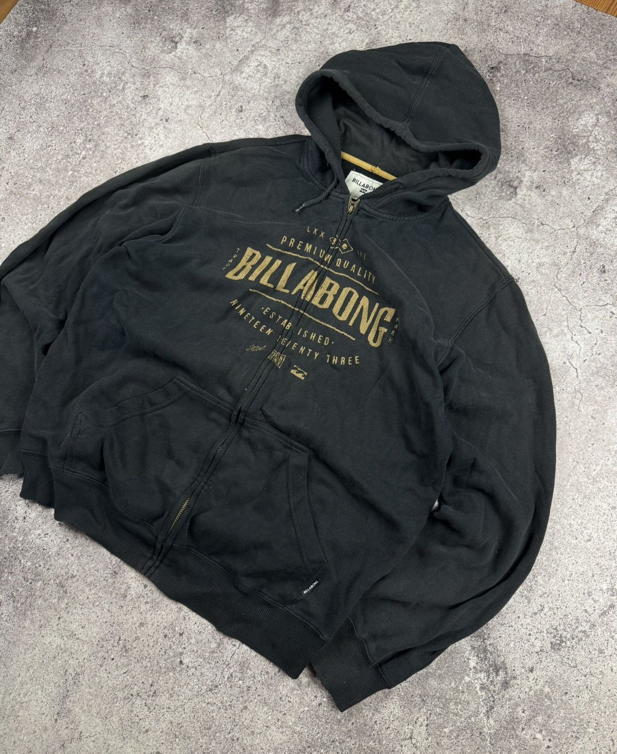 Billabong Vintage Y2K Billabong Surf Patchwork Faded Zip Hoodie Size US M / EU 48-50 / 2 - 2 Thumbnail