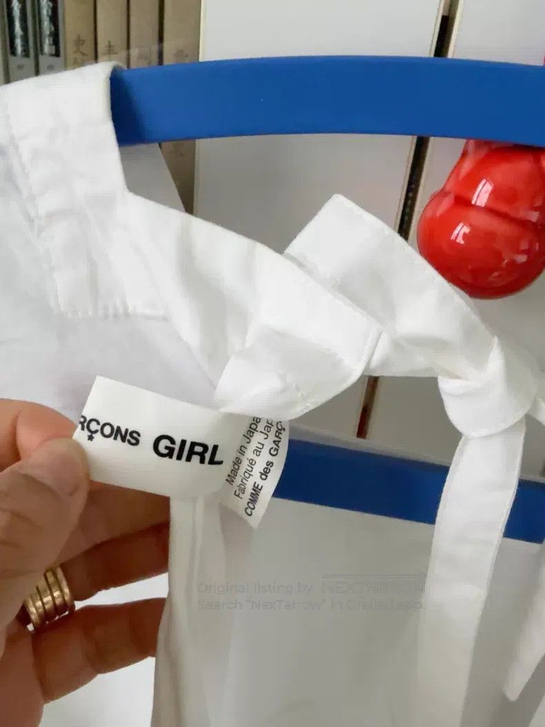 Comme des Garcons Comme des Garcons White loose shirt, size S Size S / US 4 / IT 40 - 6 Thumbnail