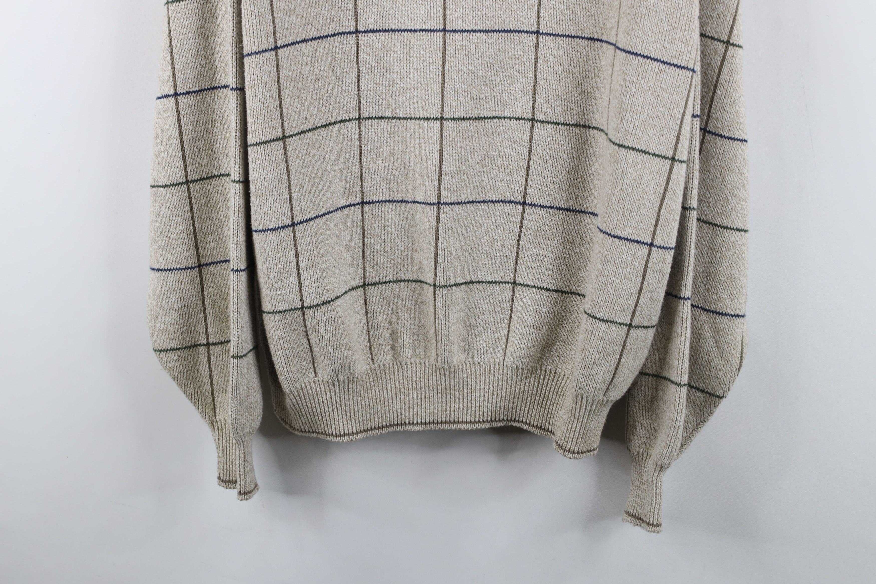 Vintage Vintage 90s Streetwear Ribbed Knit Golf Crewneck Sweater USA Size US L / EU 52-54 / 3 - 3 Thumbnail