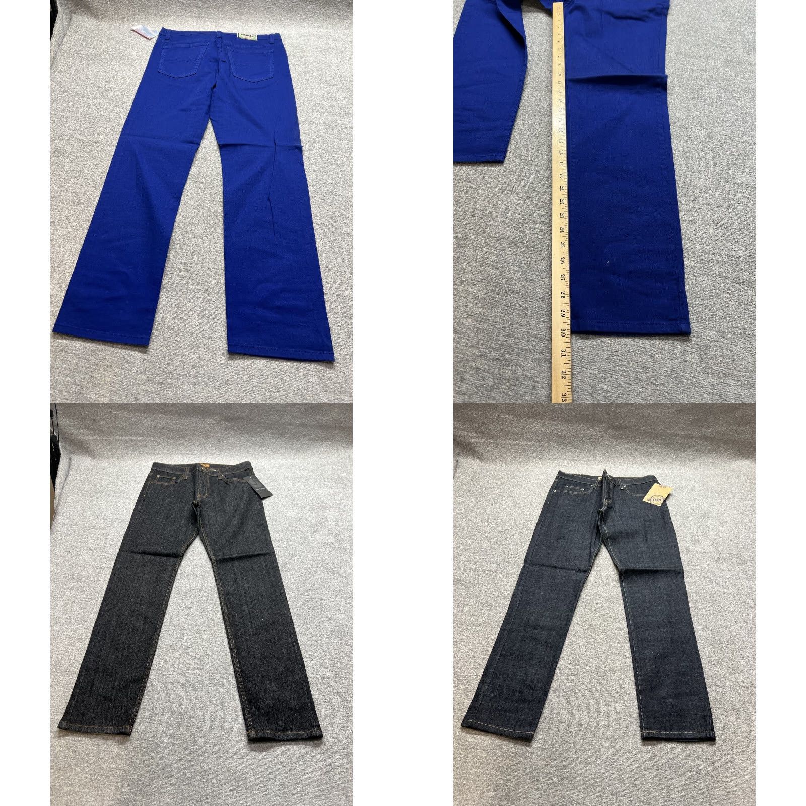 Vintage VINTAGE Solo Semore Jeans Men 34x30 Lot Of 2 Y2K 90s Hip Hop USA Denim Gray 34x30 Jeans Mens Regular Fit Relaxed Distressed No N/A Size US 34 / EU 50 - 8 Thumbnail