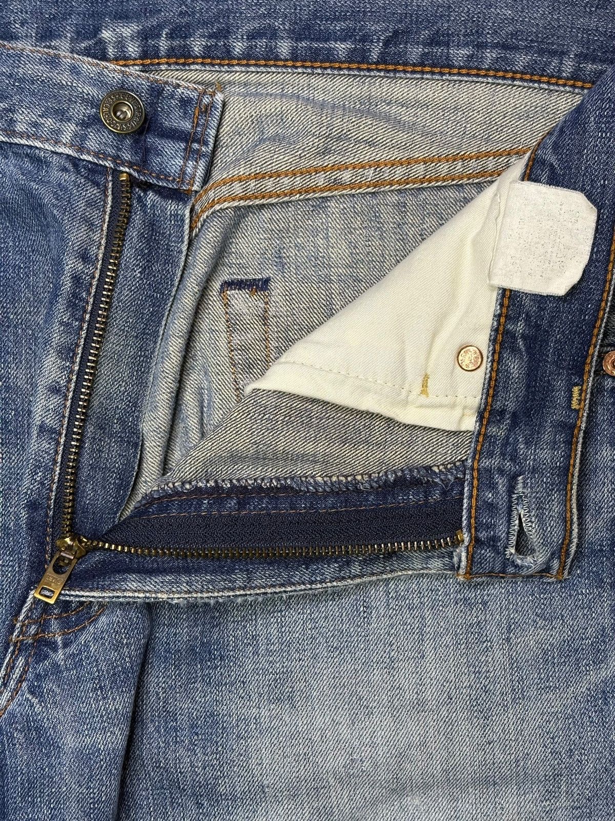Levi's Vintage 80s Levis 503 Mud Wash Distressed Loose Baggy Jeans Size US 32 / EU 48 - 9 Thumbnail