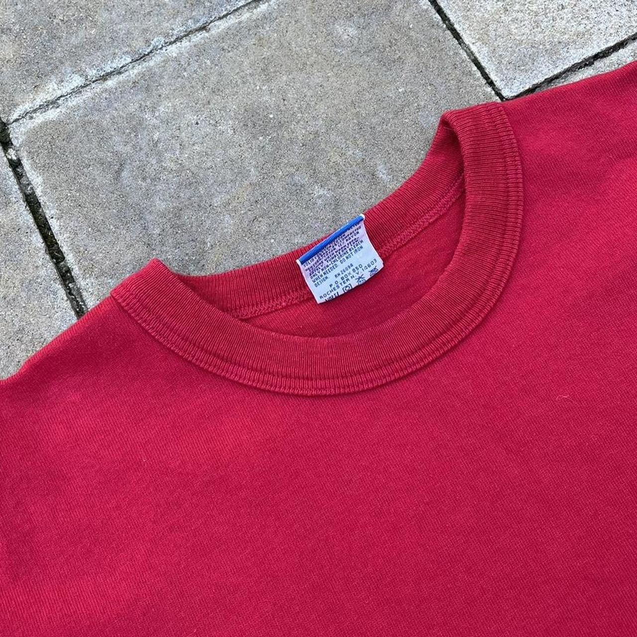 Champion × Vintage Vintage 90s Champion Streetwear Sportswear Tshirt Size US L / EU 52-54 / 3 - 4 Thumbnail