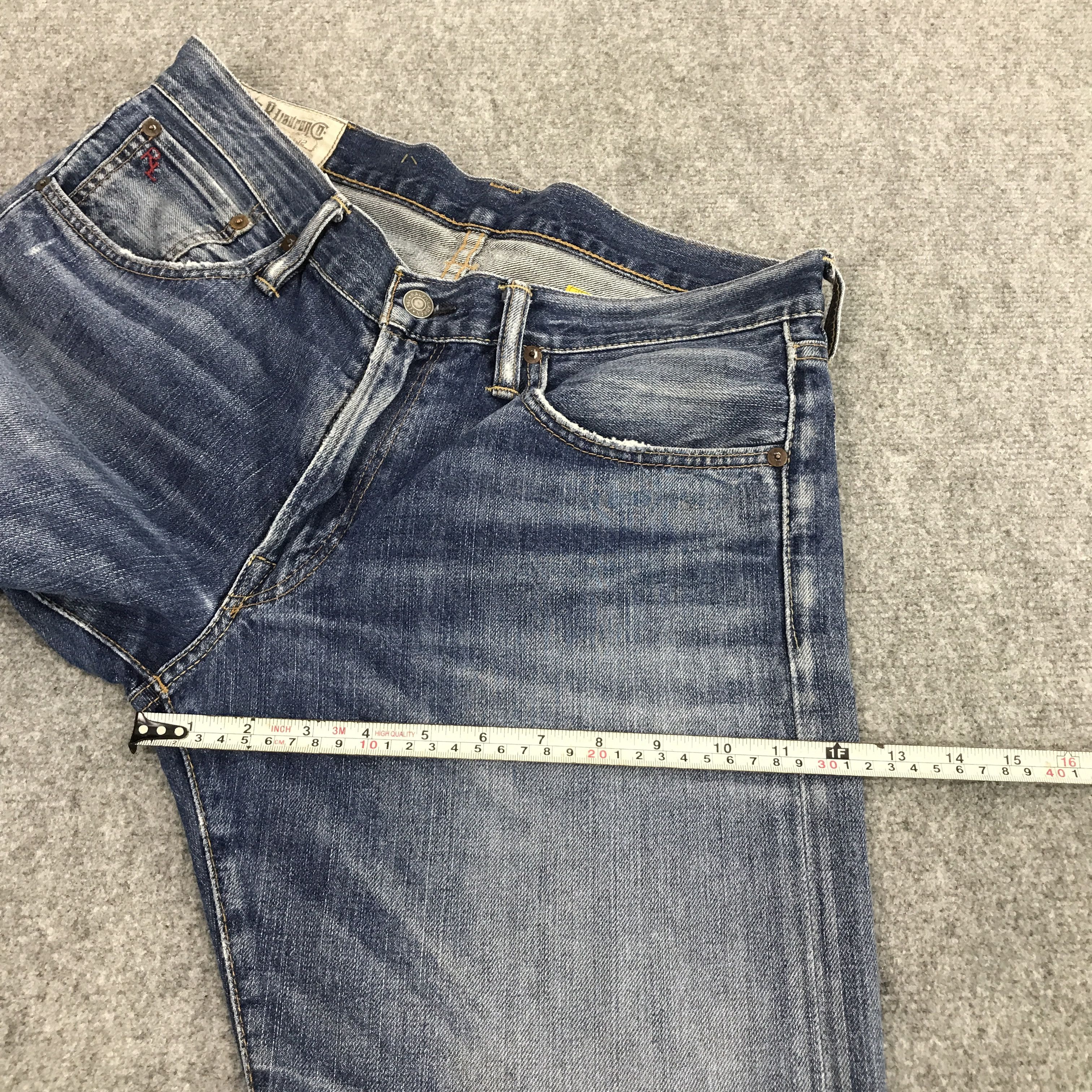 Polo Ralph Lauren Vtg Polo ralph lauren distressed light Denim jeans Size US 32 / EU 48 - 12 Thumbnail