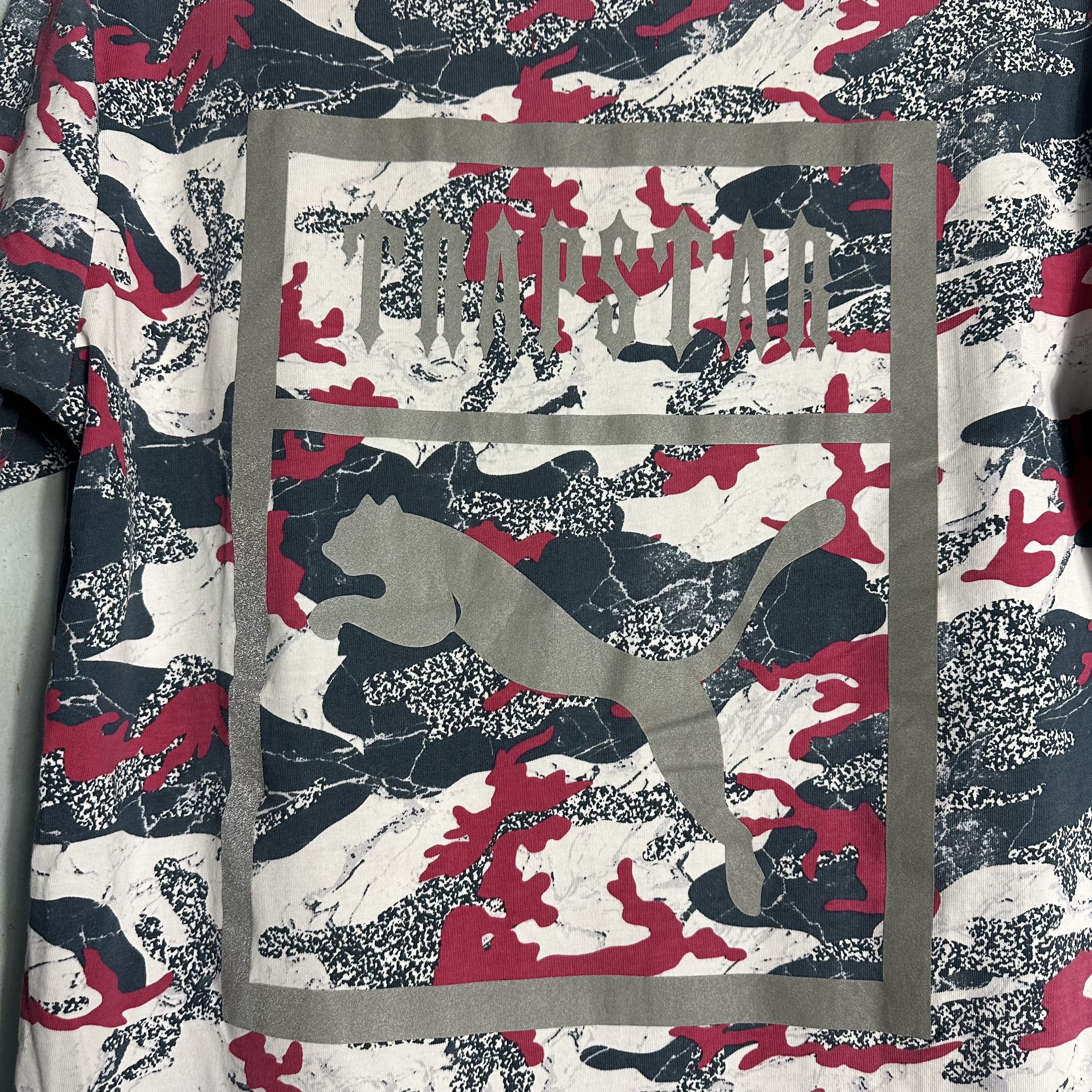 Puma × Trapstar London 🔥RARE🔥Puma x Trapstar Reflective Logo Camo T-shirt Size US S / EU 44-46 / 1 - 5 Thumbnail
