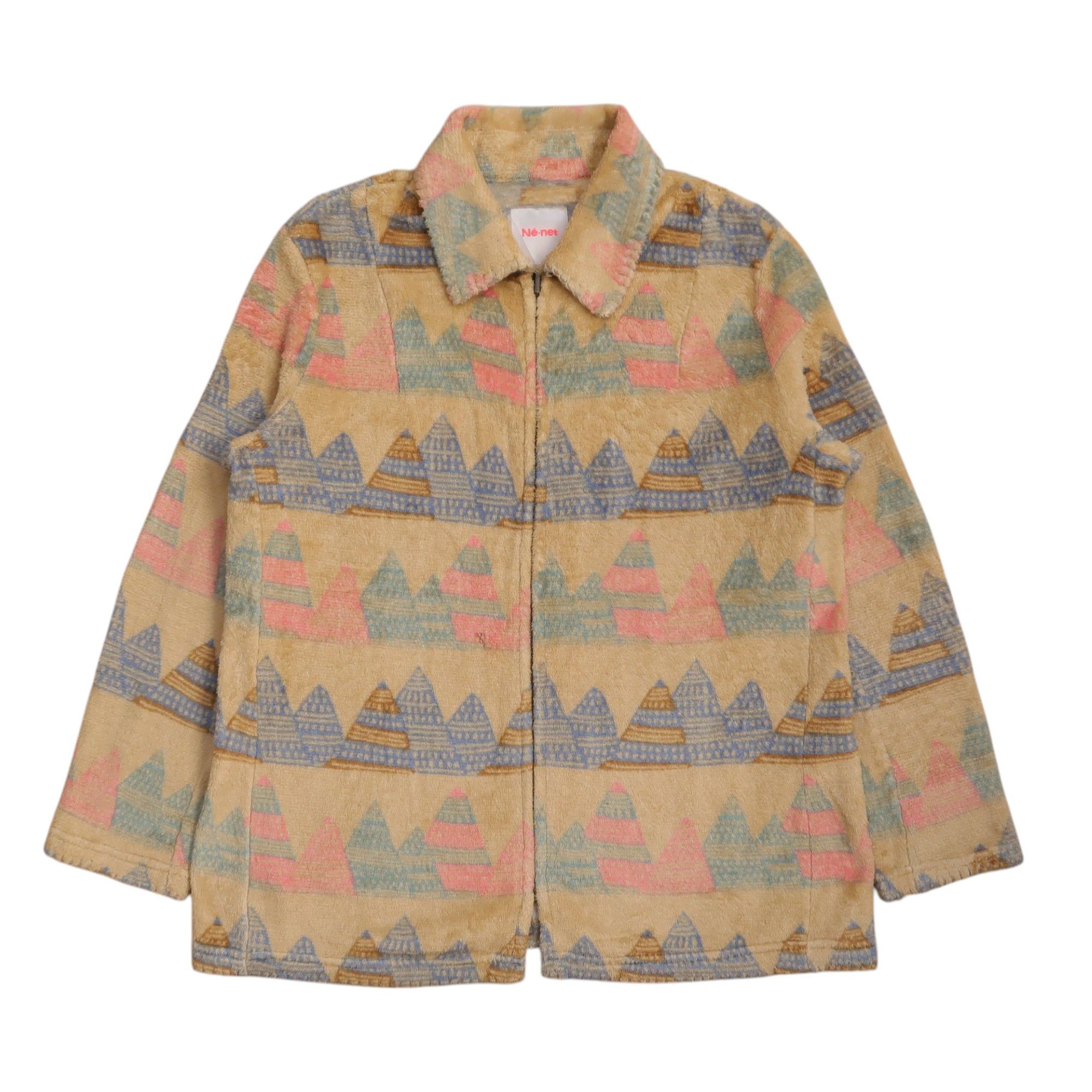 Issey Miyake Vintage Ne-net Issey Miyake Ethnic Art Fur Zip Jacket Size US M / EU 48-50 / 2 - 1 Thumbnail