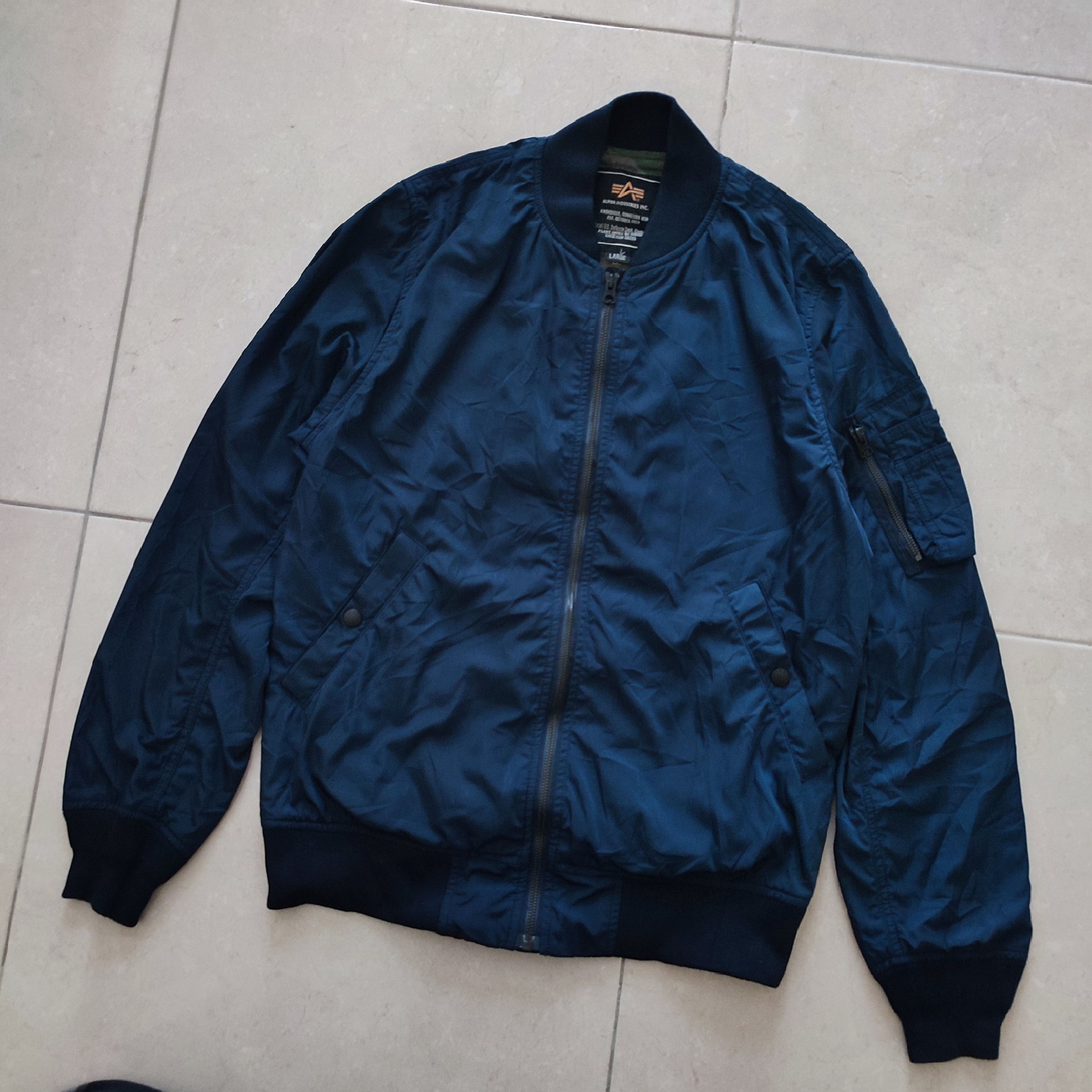 Alpha Industries 🔥STEALS🔥Alpha Industries MA-1 Bomber Tactical Jacket Size US L / EU 52-54 / 3 - 4 Thumbnail