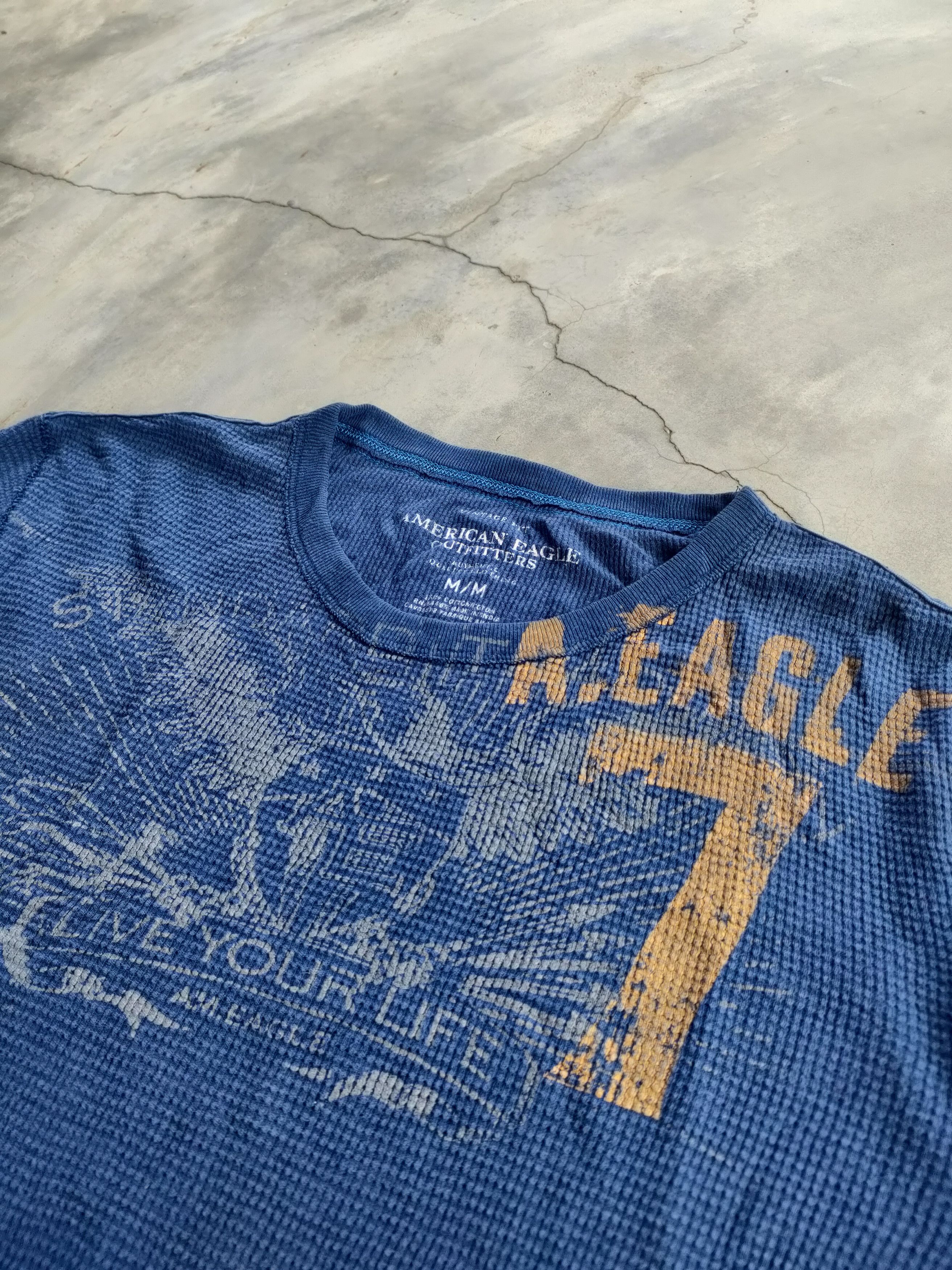 Japanese Brand Vintage Long Sleeve American Eagle Size US M / EU 48-50 / 2 - 2 Thumbnail