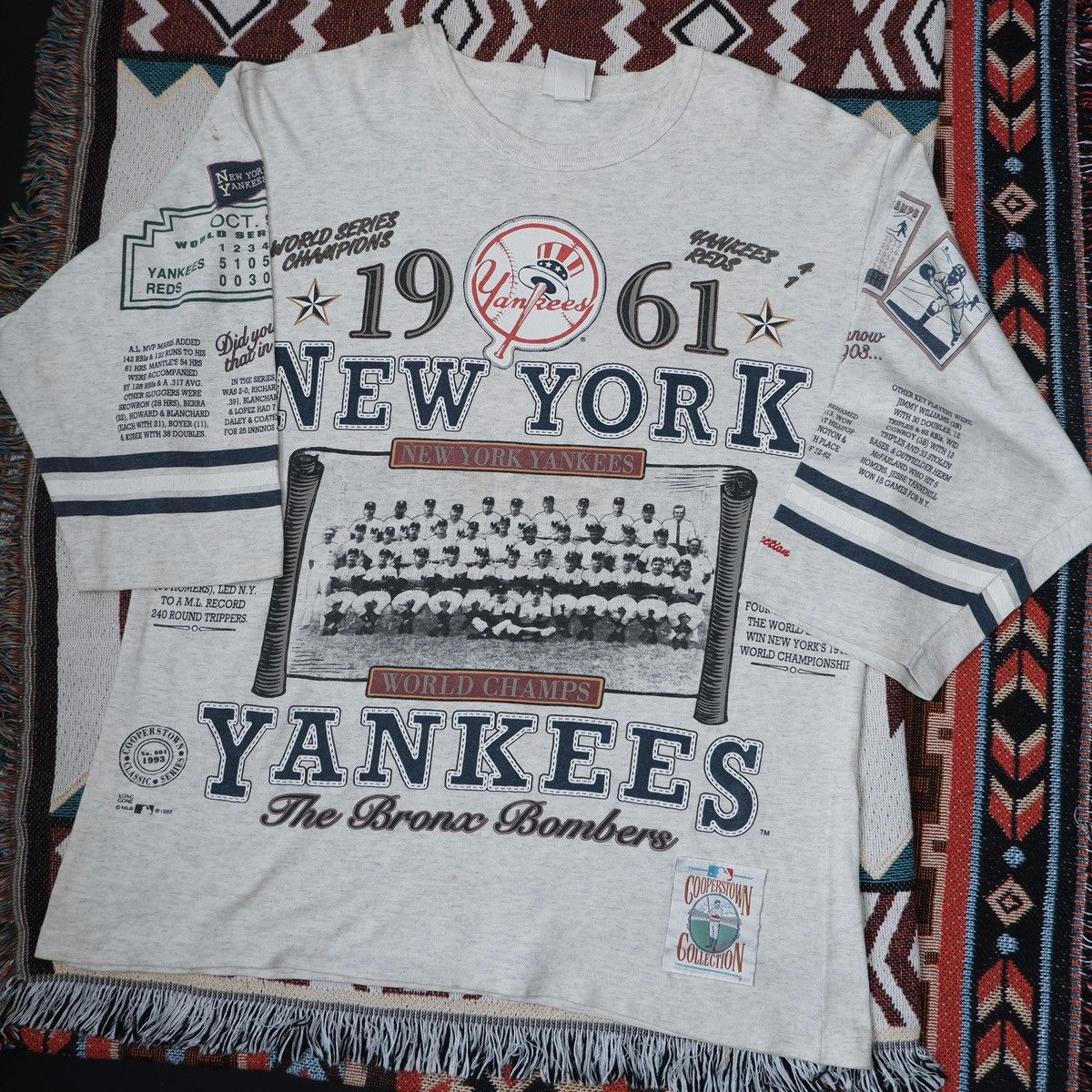 Vintage Vintage Long Gone New York Yankees Size US L / EU 52-54 / 3 - 8 Thumbnail