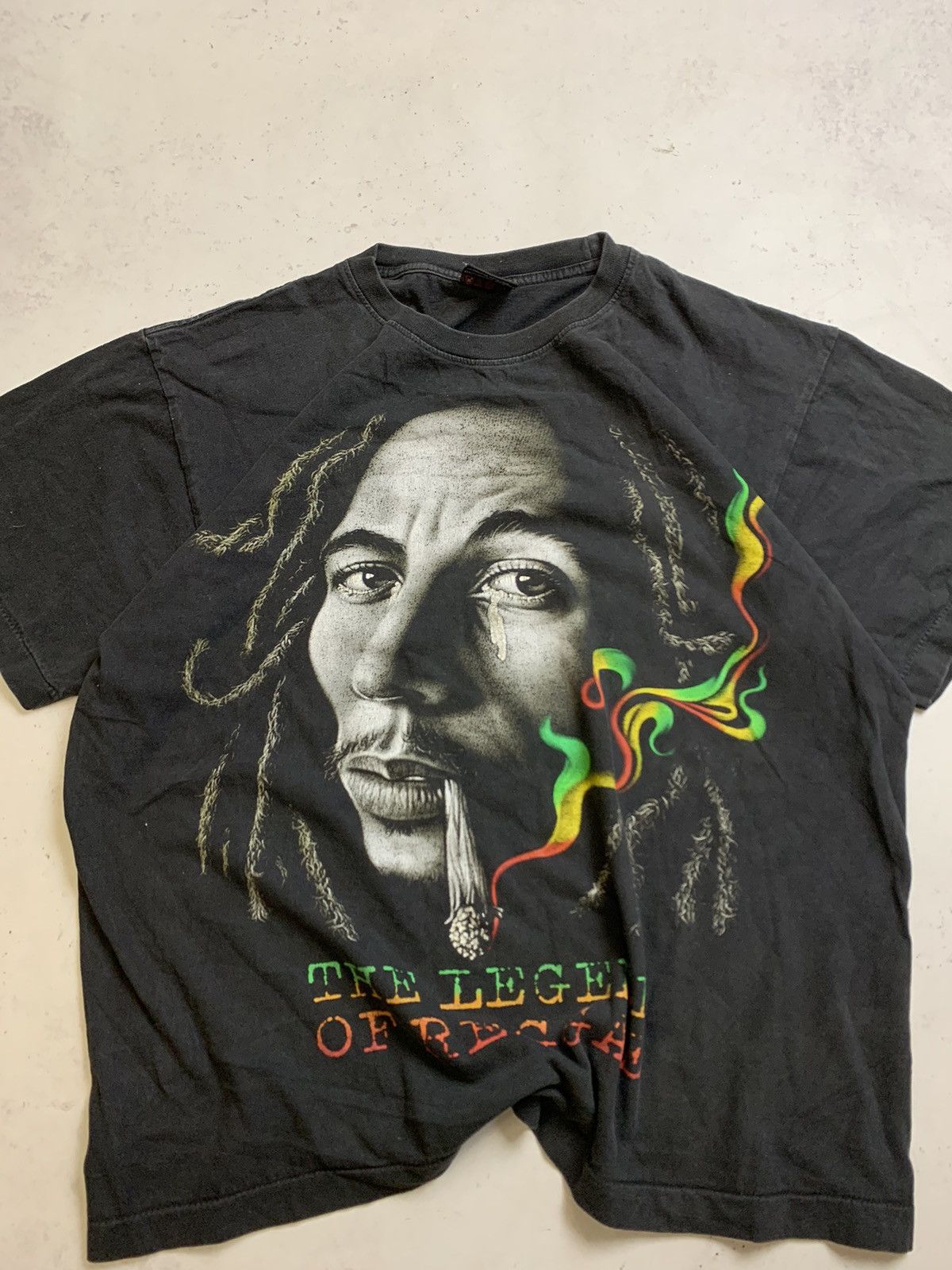 Bob Marley × Vintage Vintage Bob Marley Reggie Legend Promo Tee L Size US L / EU 52-54 / 3 - 3 Thumbnail