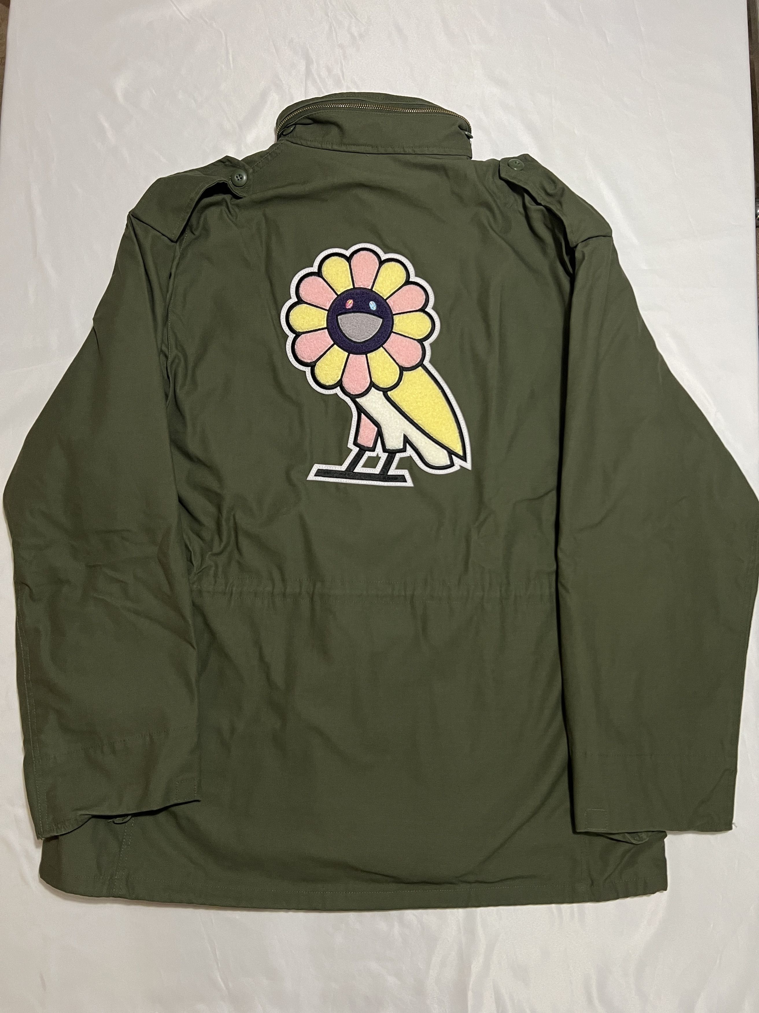 Drake Takashi Murakami x OVO M65 Coach Jacket Military Green Size US XL / EU 56 / 4 - 2 Thumbnail