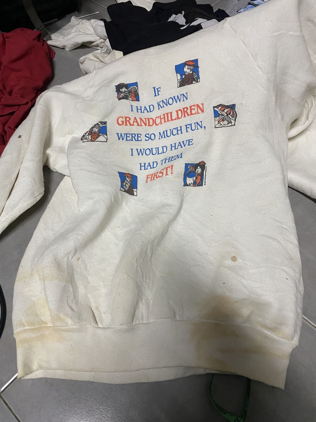 Fruit Of The Loom × Vintage vintage Art Sweatshirt Size US XS / EU 42 / 0 - 8 Thumbnail