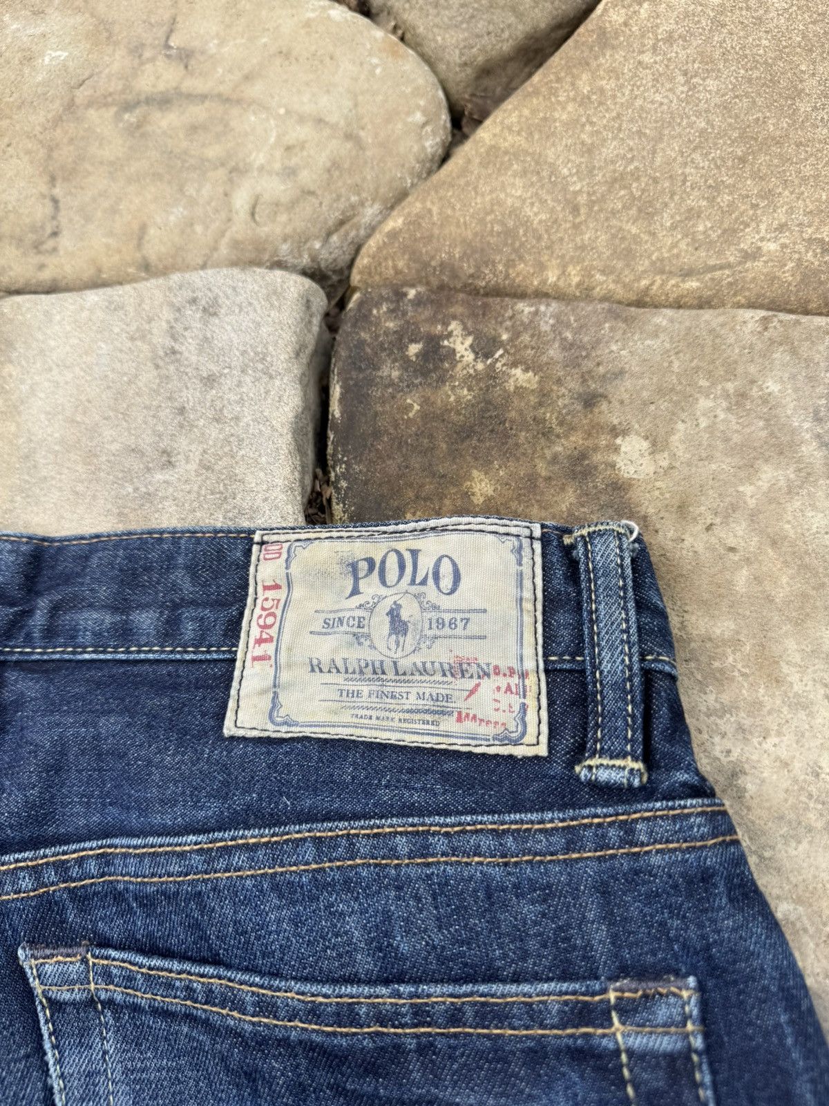 Vintage Vintage Polo Ralph Lauren Indigo Denim Pants Size US 30 / EU 46 - 5 Thumbnail