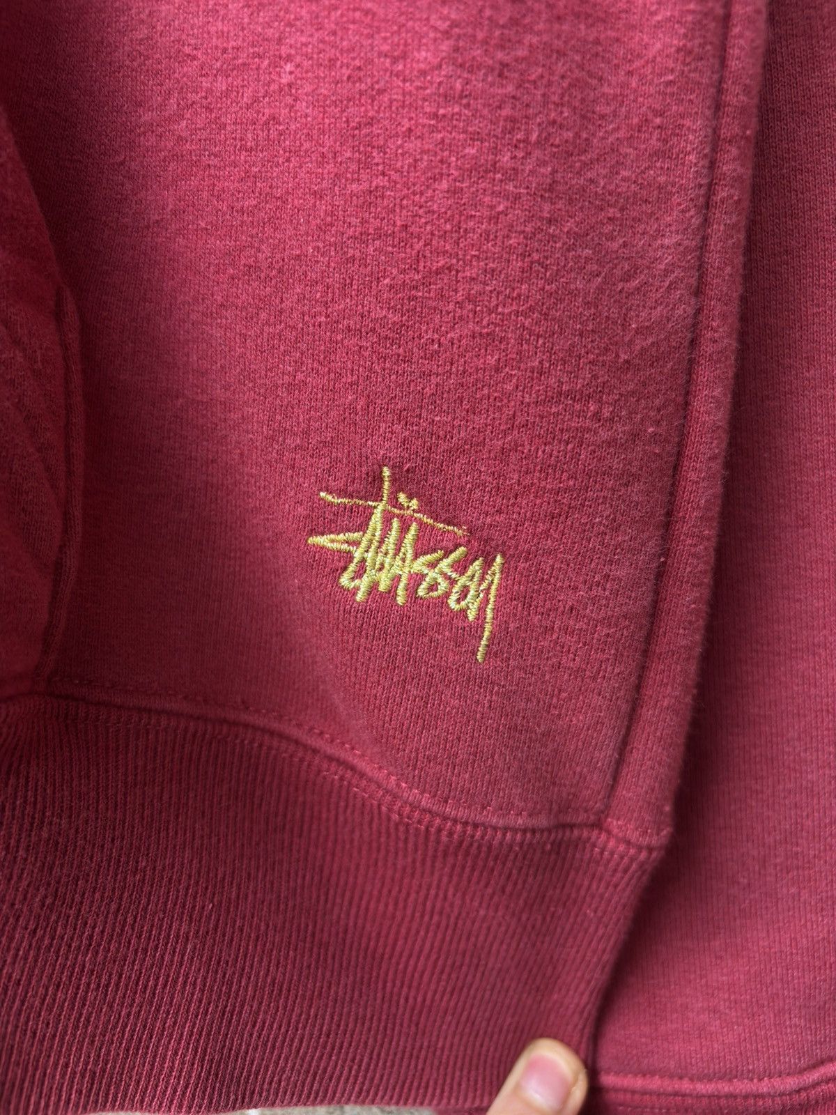 Stussy Vintage stussy ziphoodie basic small logo Size US L / EU 52-54 / 3 - 5 Thumbnail