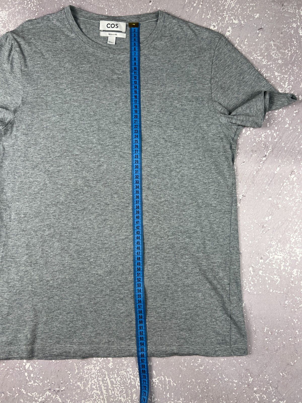 Cos COS Basic Cotton Gray T Shirt Mens Small Size US S / EU 44-46 / 1 - 6 Thumbnail