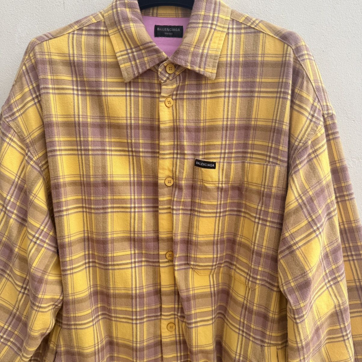 Balenciaga Balenciaga Flannel Jacket Size US L / EU 52-54 / 3 - 4 Thumbnail