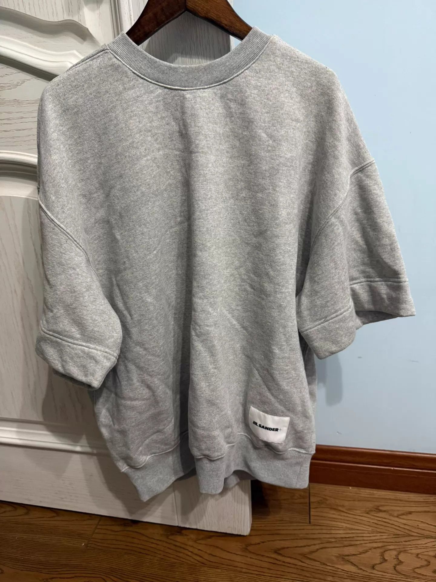 Jil Sander Jil Sander Oversized Short-Sleeve Hoodie 9/10 Authentic Size S / US 4 / IT 40 - 1 Thumbnail
