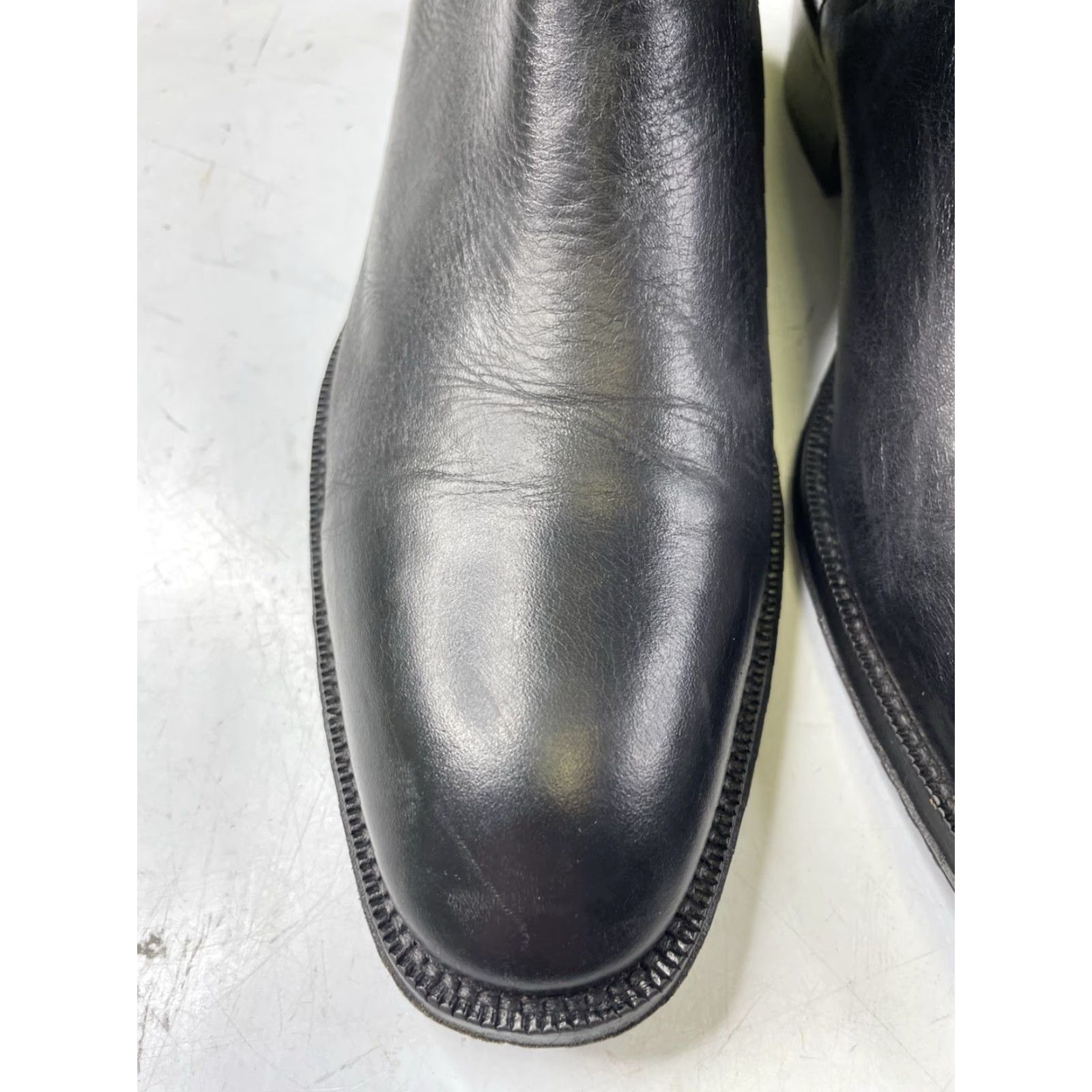 Vintage VINTAGE Jo Ghost Chelsea Boots Black Leather Mens EU 44 US 11 Italy Chelsea Boots Mens Leather Black 44 11 Jo Ghost Boots Ghost Moderate wear Size US 11 / EU 44 - 5 Thumbnail