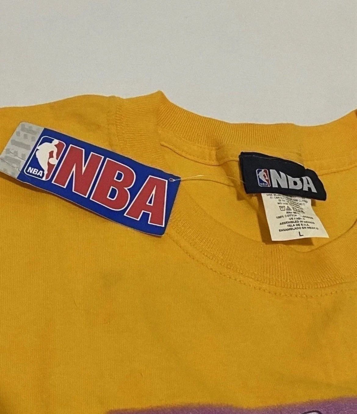 NBA × Vintage Vintage Official NBA LA Lakers Karl Malone Shirt Men’s L NWT Size US L / EU 52-54 / 3 - 3 Thumbnail