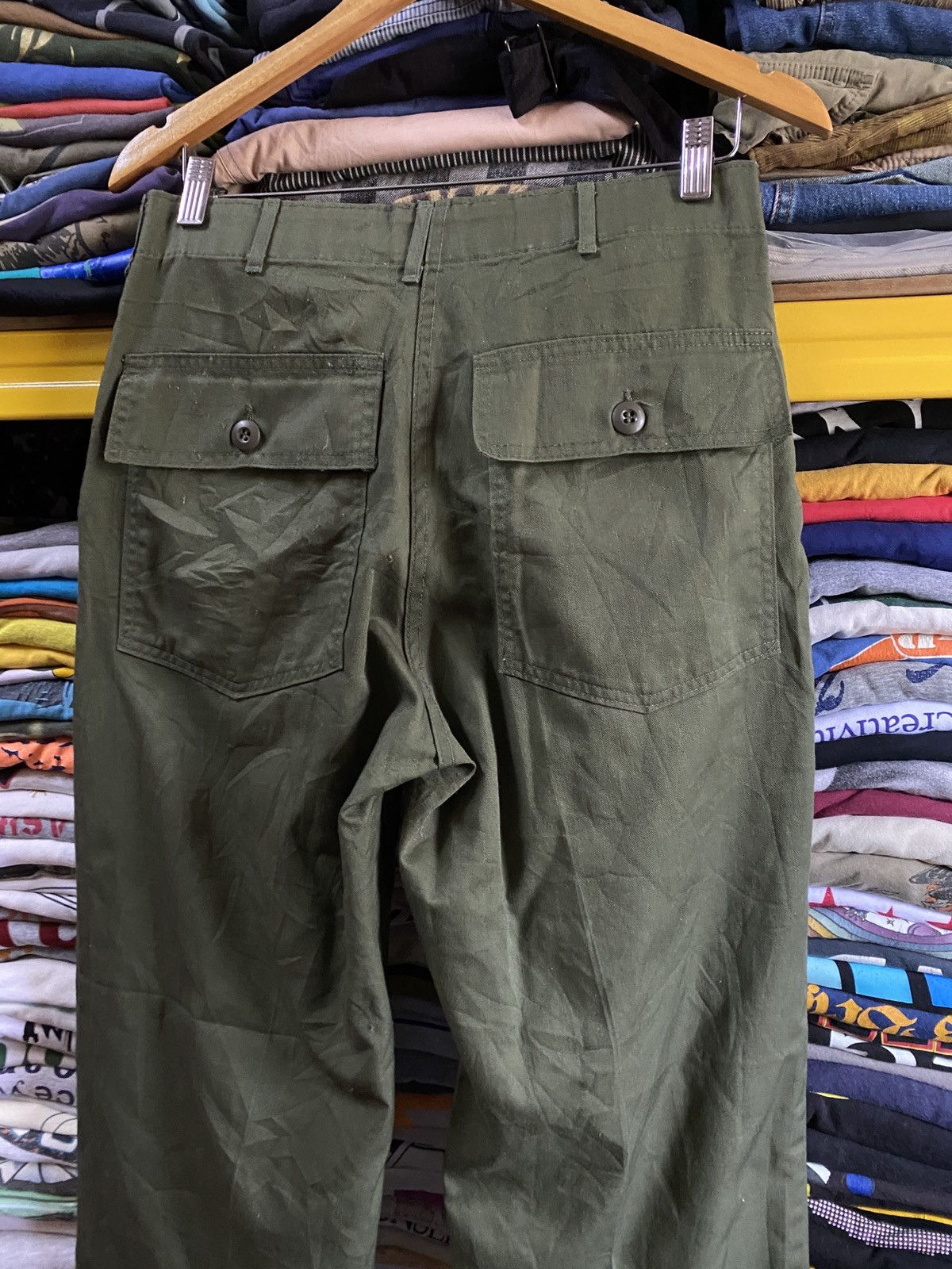 Vintage Vintage Dutch Shell Military olive green army pants Size US 30 / EU 46 - 7 Thumbnail