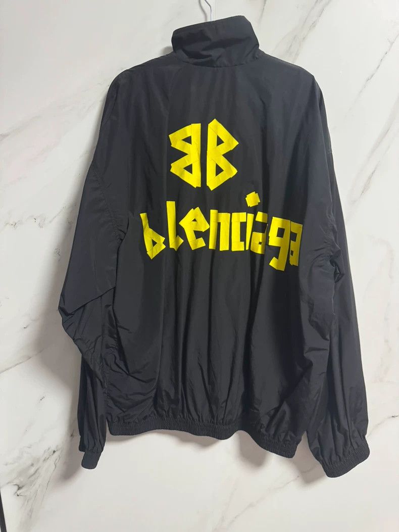 Balenciaga Balenciaga Black Coach Jacket Size US S / EU 44-46 / 1 - 1 Thumbnail
