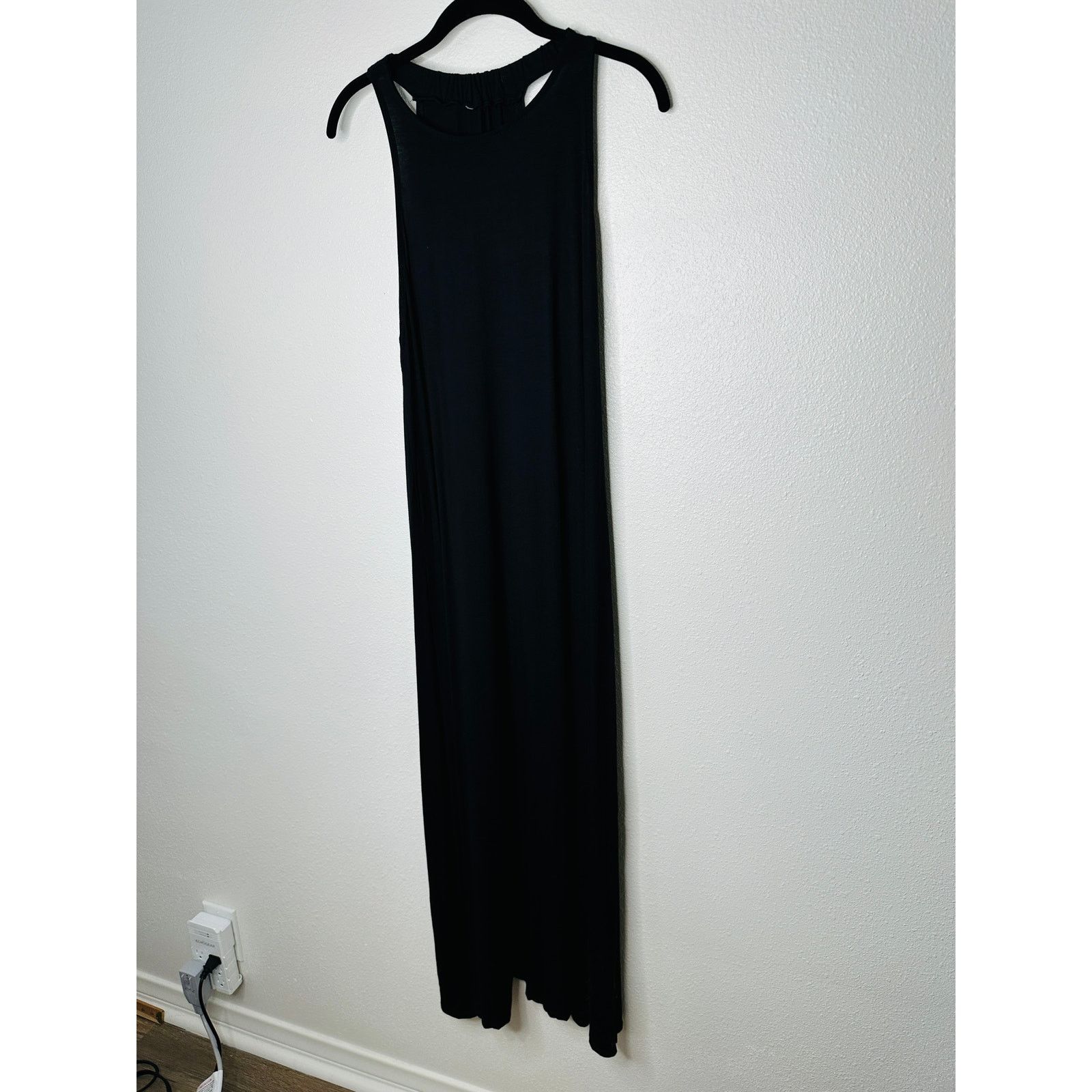 Other Black High Neck Plunging Sides Sleeveless Back Maxi Dress M Size M / US 6-8 / IT 42-44 - 3 Thumbnail