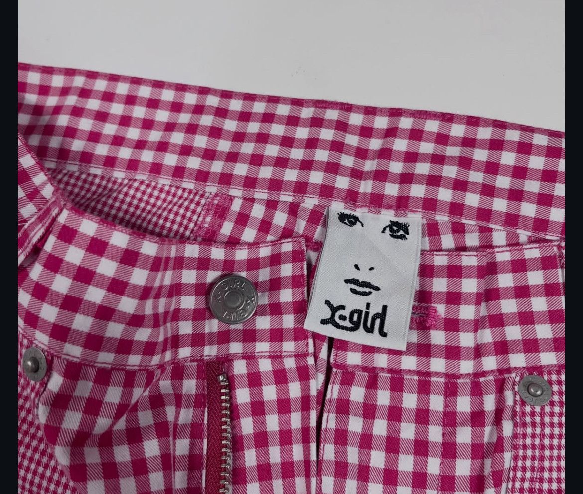 Hysteric Glamour 2000s X-Girl Plaid Pattern Double Knee Carpenter y2k Size US 28 / EU 44 - 5 Thumbnail