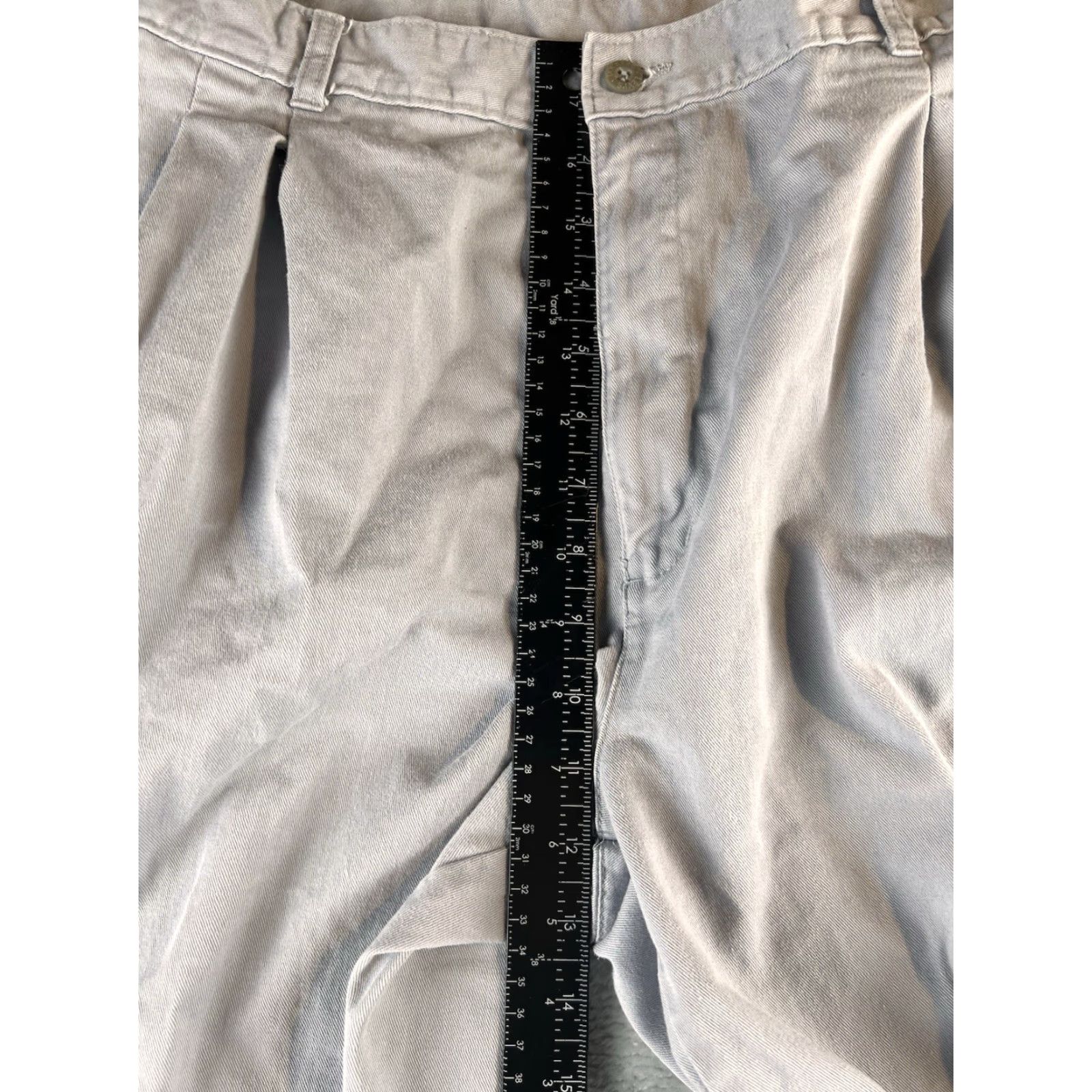 Dockers VINTAGE Dockers Levis Chino Pants Mens 34x29 Blue Pleated Office Casual Size US 34 / EU 50 - 5 Thumbnail