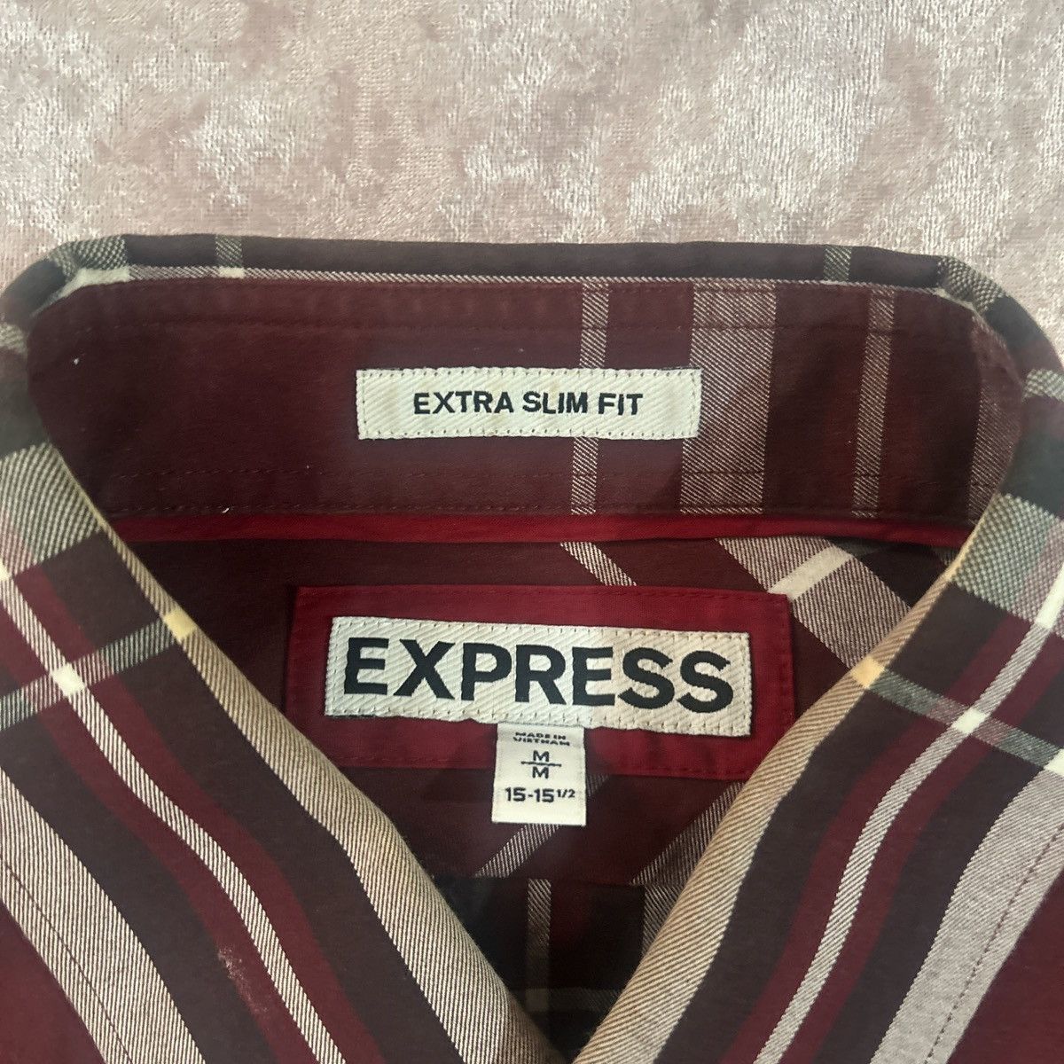 Express Express long sleeve slim fit shirt Size US M / EU 48-50 / 2 - 4 Thumbnail