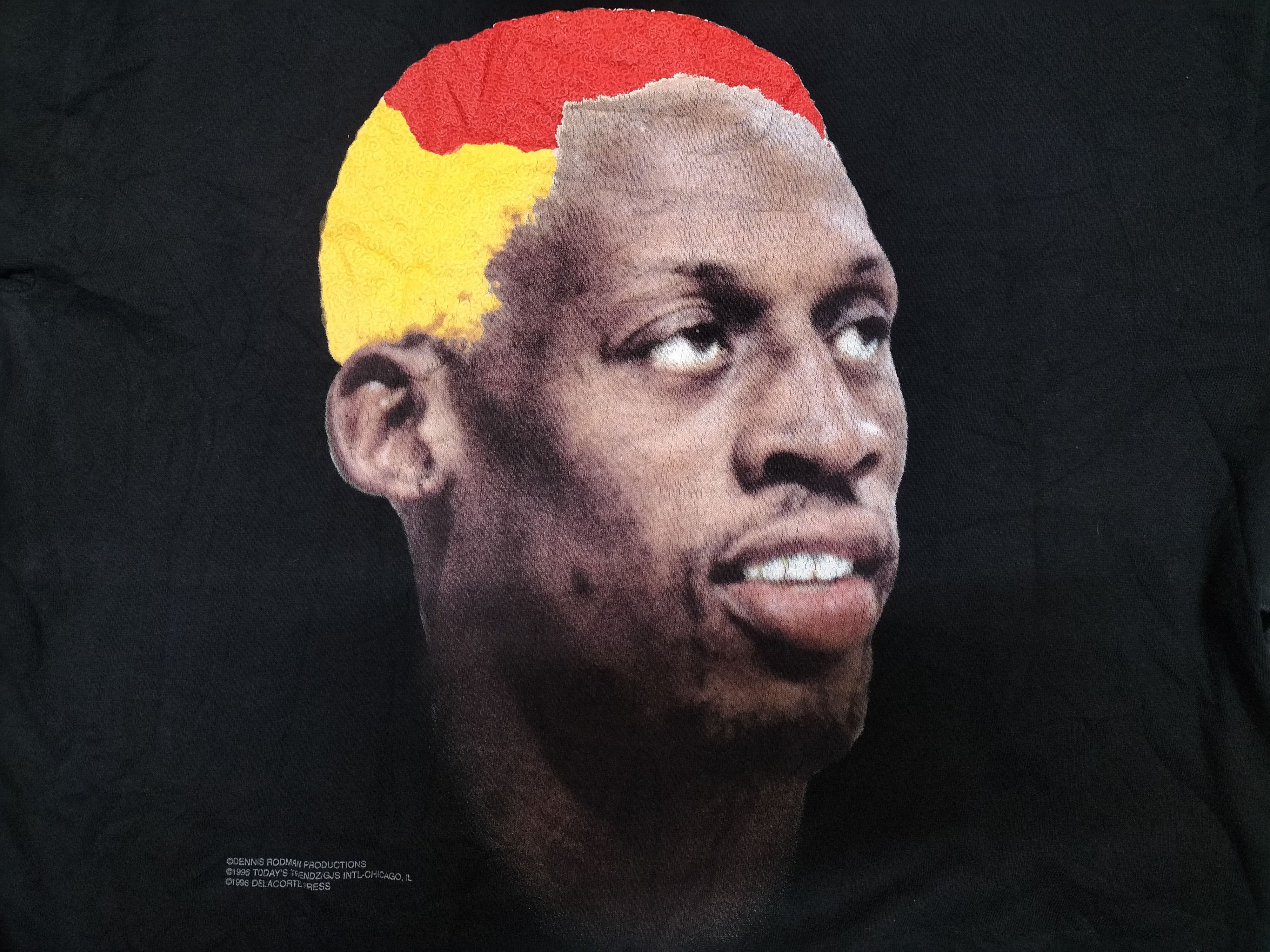 NBA Dennis Rodman Vintage 90s 1996 Size US M / EU 48-50 / 2 - 2 Thumbnail