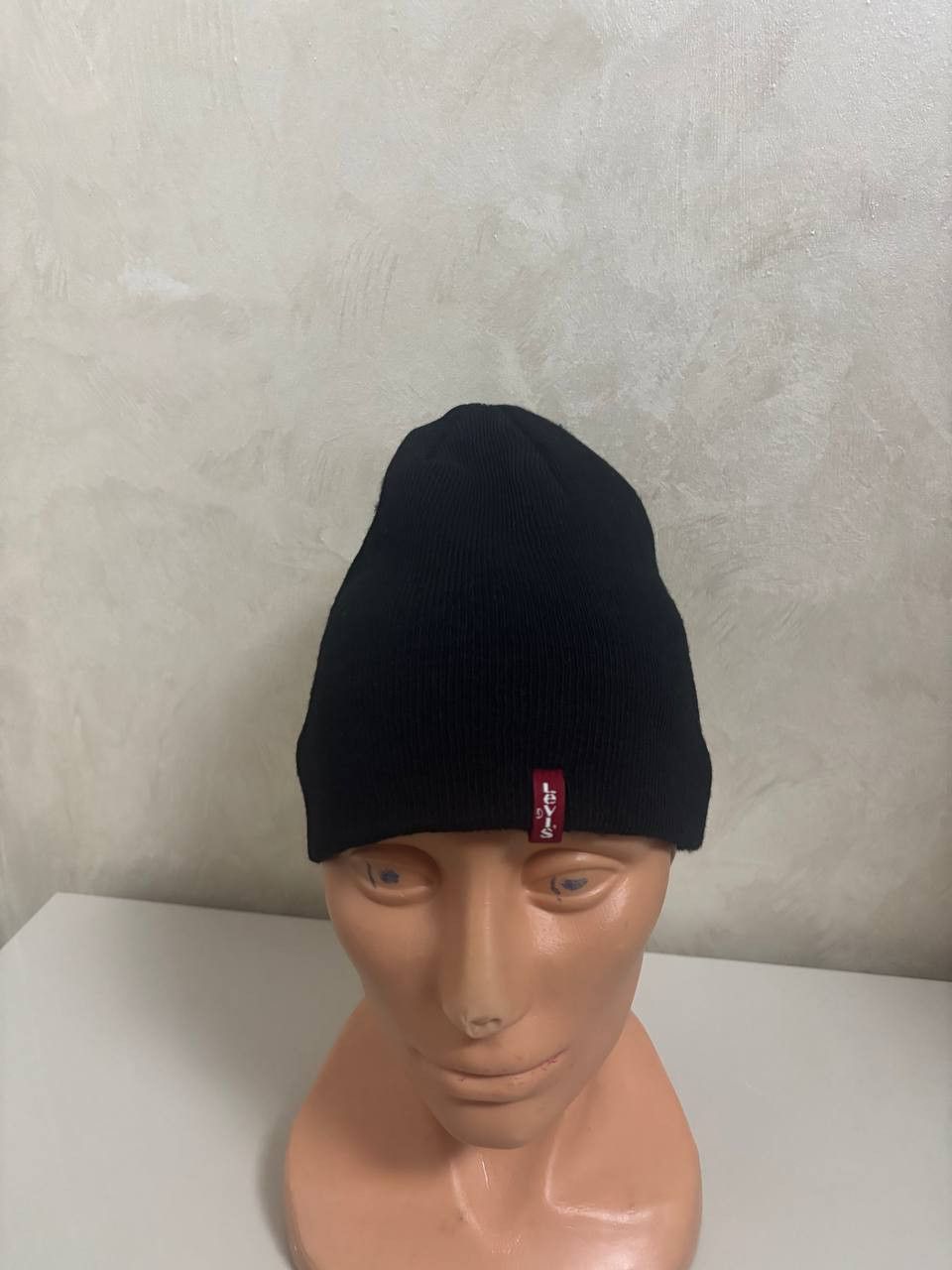 Levi's Levi's Vintage Italian Knit Beanie L/XL | Black Acrylic Size ONE SIZE - 1 Thumbnail