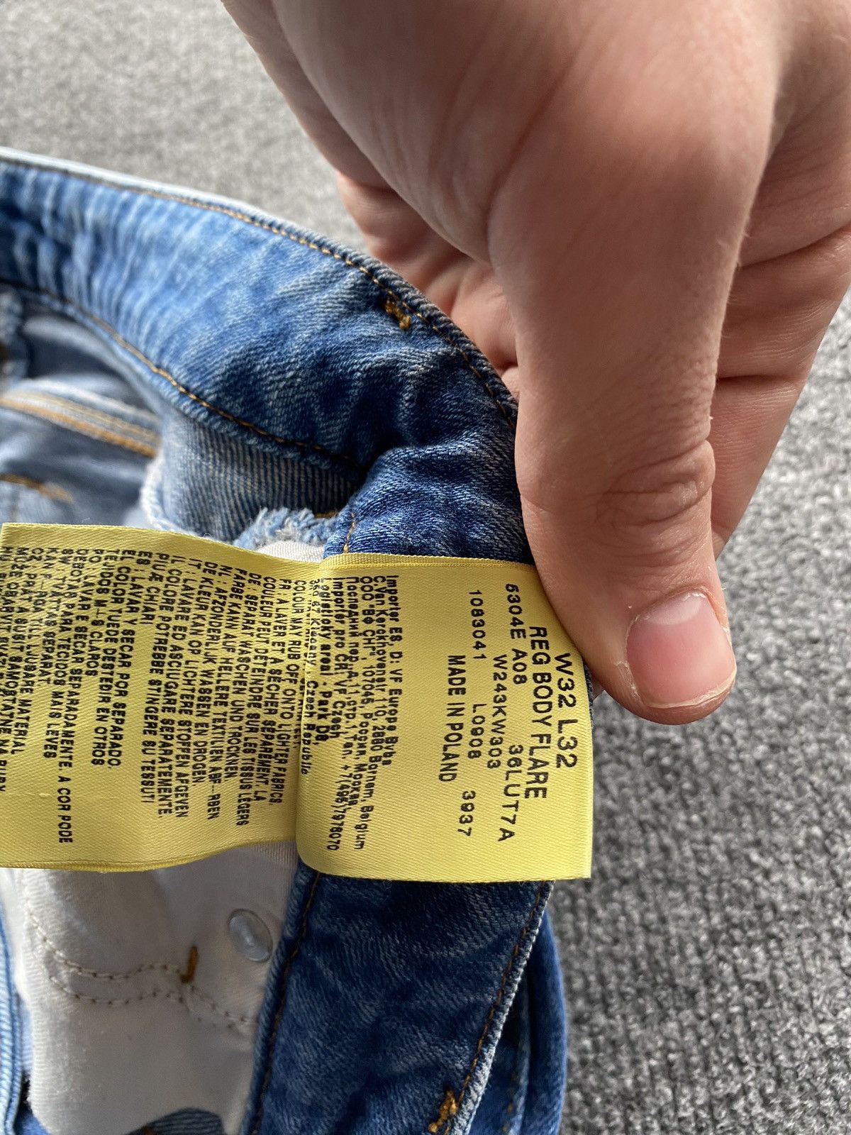 Wrangler 🔥Vntg Wrangler Sexy Bootcut Wom Jeans blue y2k 31 western Size 31" - 15 Thumbnail