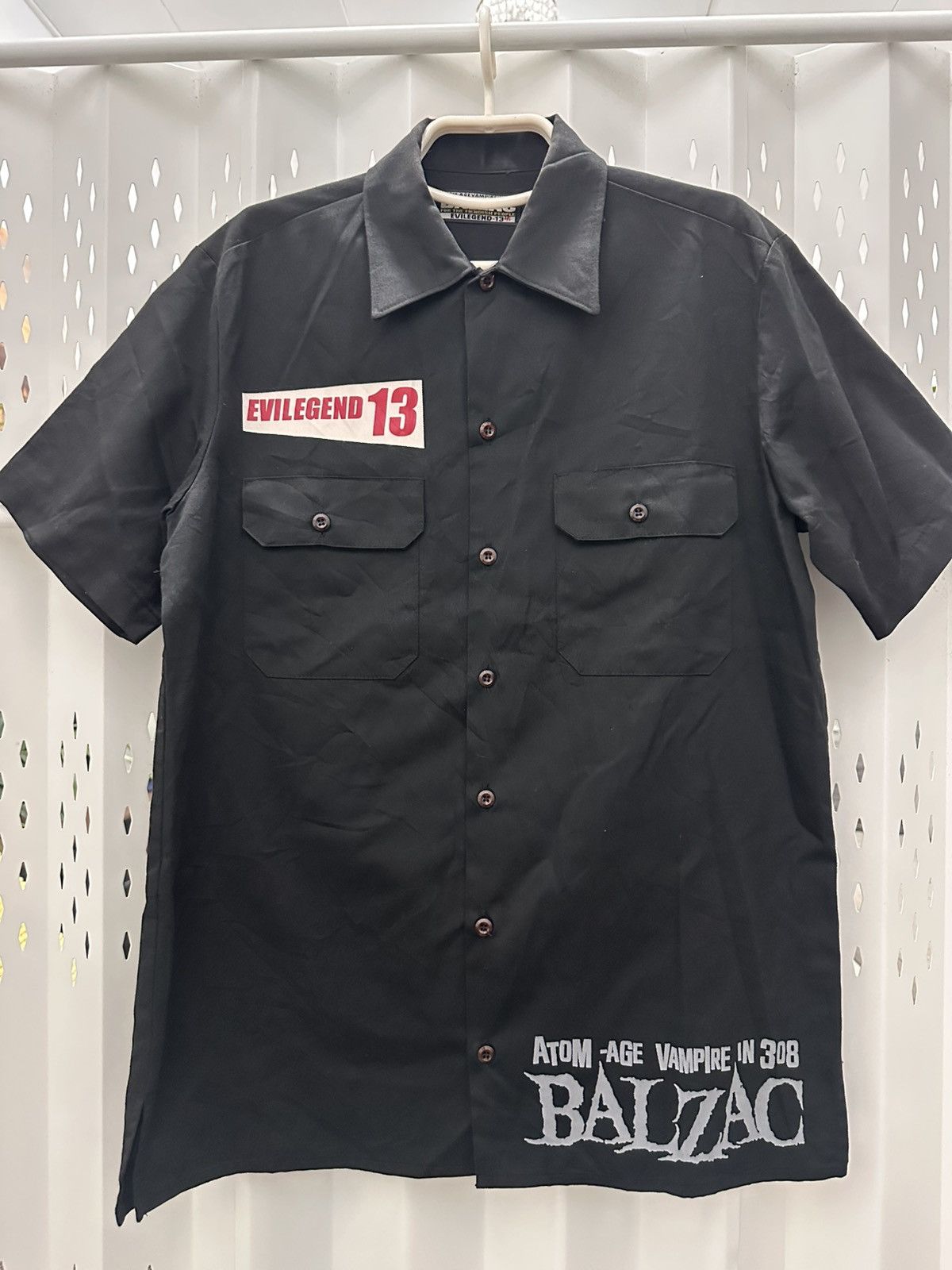 Other Japan Punk Rock Balzac Evil Legend 13 Workwear Black Shirt Size US L / EU 52-54 / 3 - 1 Thumbnail