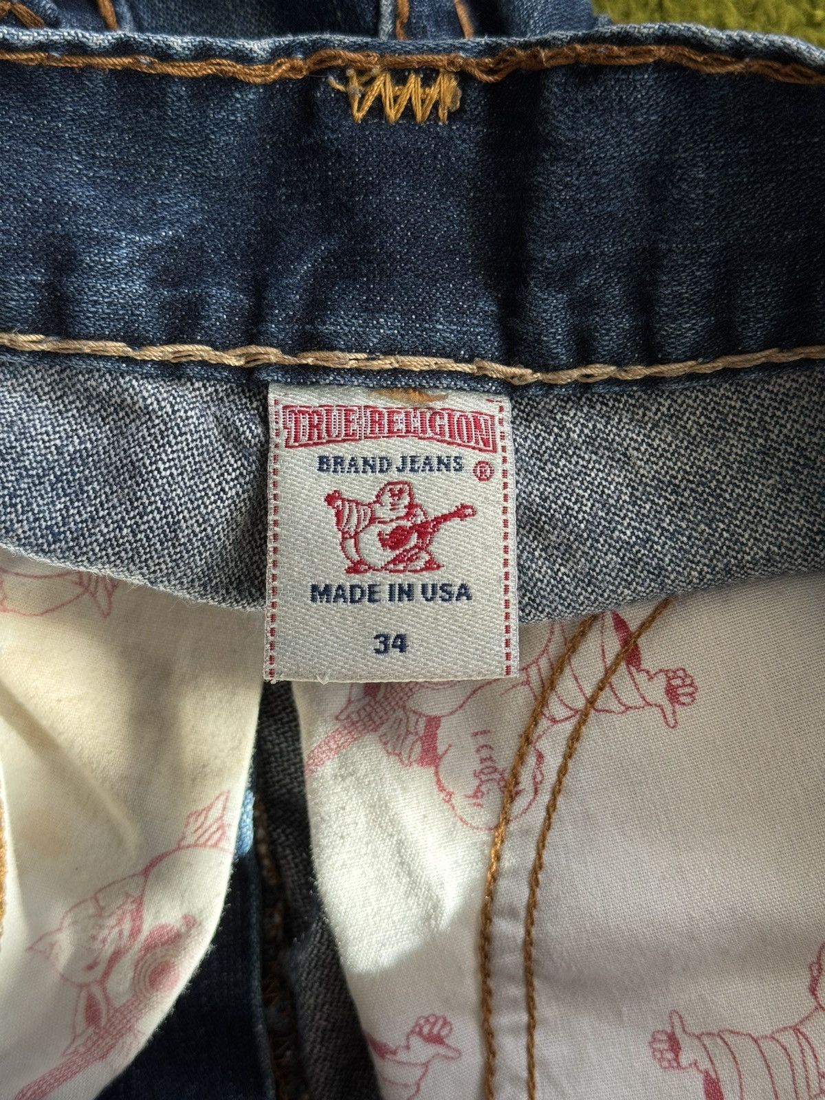 True Religion 🇺🇸 True Religion Y2K style made in USA wide leg jeans denim Size US 34 / EU 50 - 5 Thumbnail
