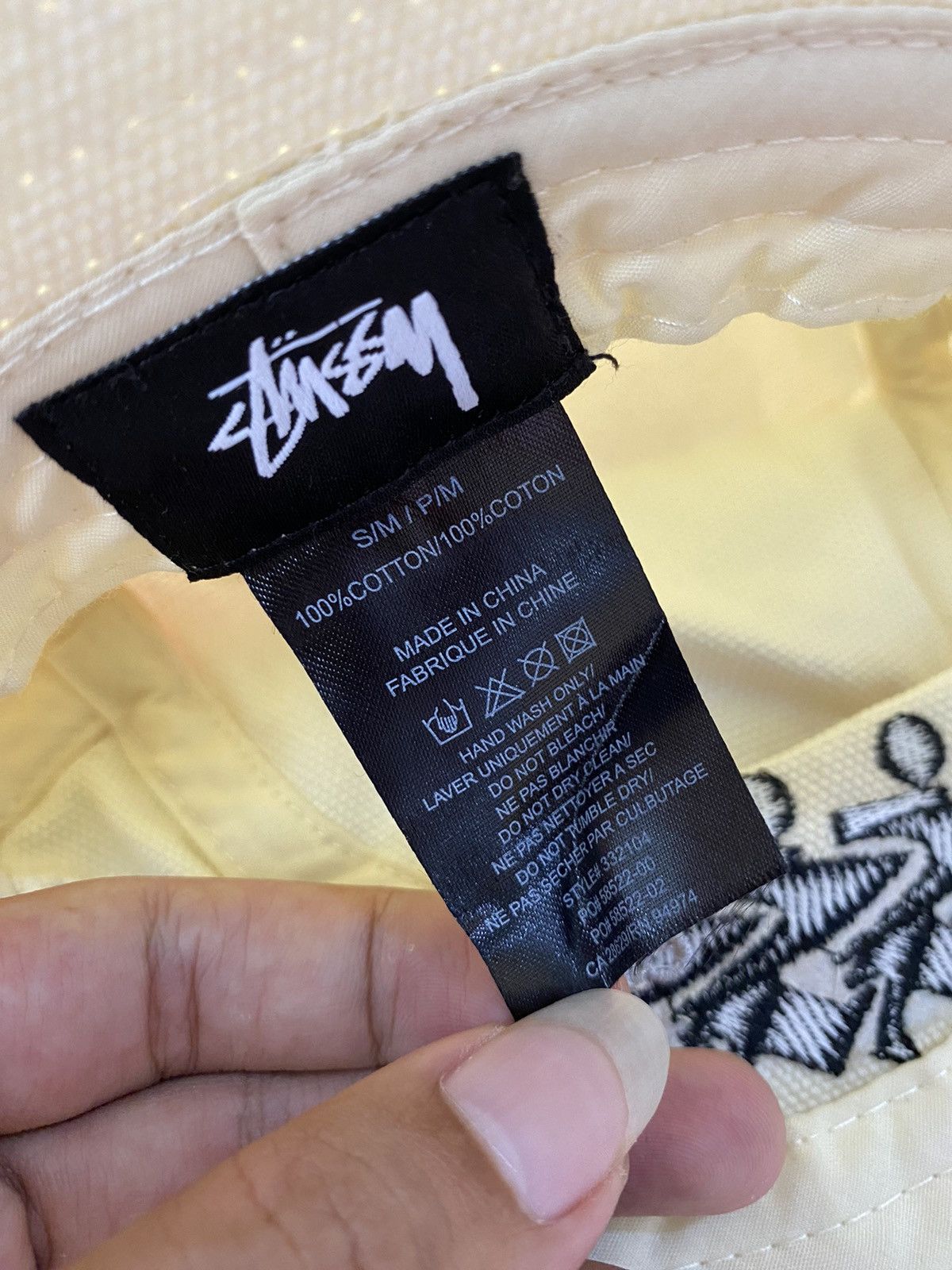 Comme des Garcons × Stussy Stussy x CDG Canvas Bucket Hat Size ONE SIZE - 3 Thumbnail