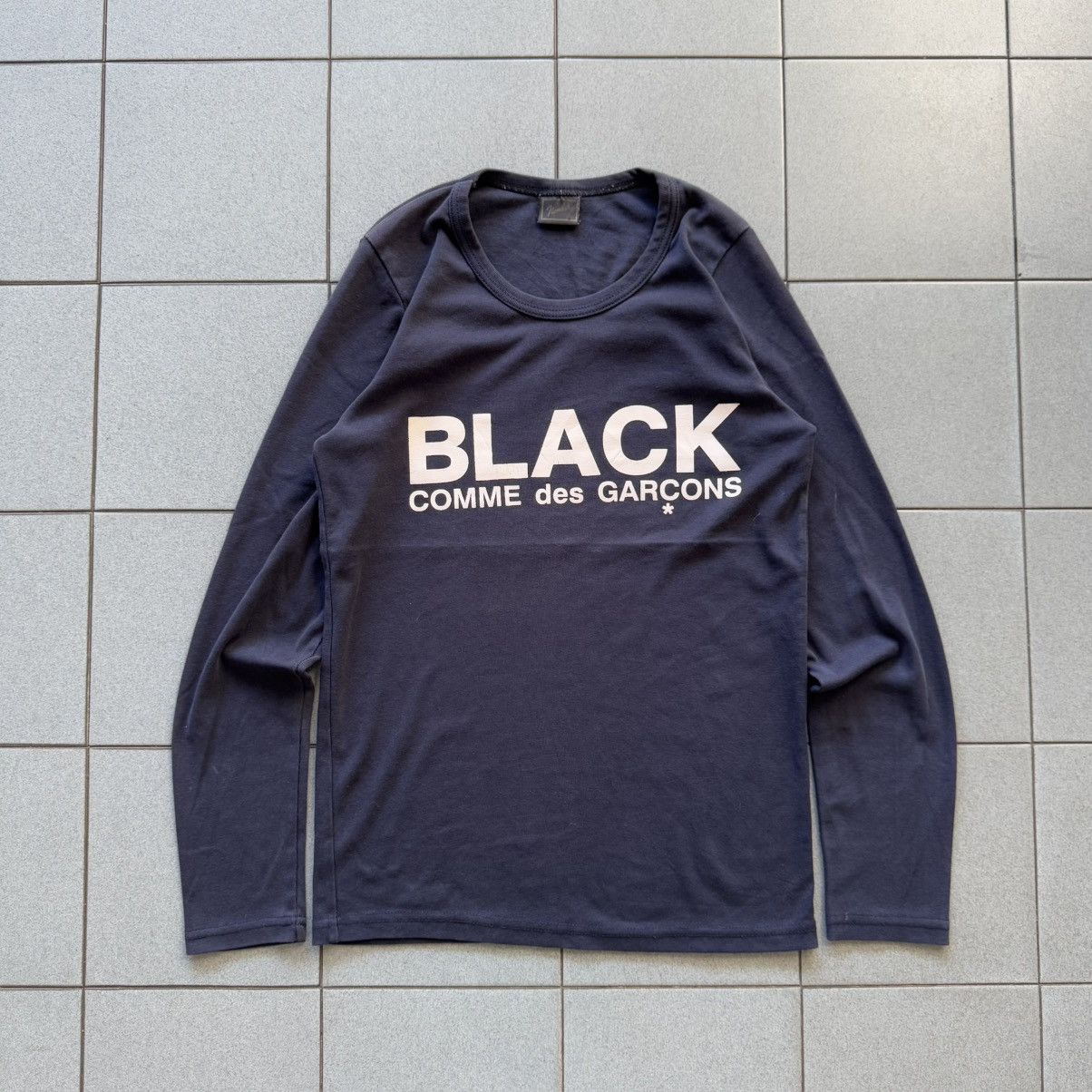 Comme des Garcons Black × Japanese Brand × Number (N)ine Comme Des Garcons X Number Nine LS Tee Size US M / EU 48-50 / 2 - 1 Thumbnail