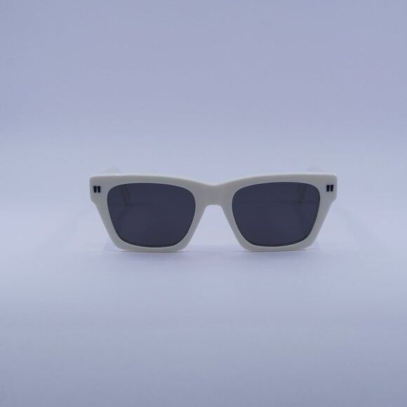 Off-White Off-White OERI13X VALDEZ 0107 Sunglasses White Square Frame Size ONE SIZE - 3 Thumbnail