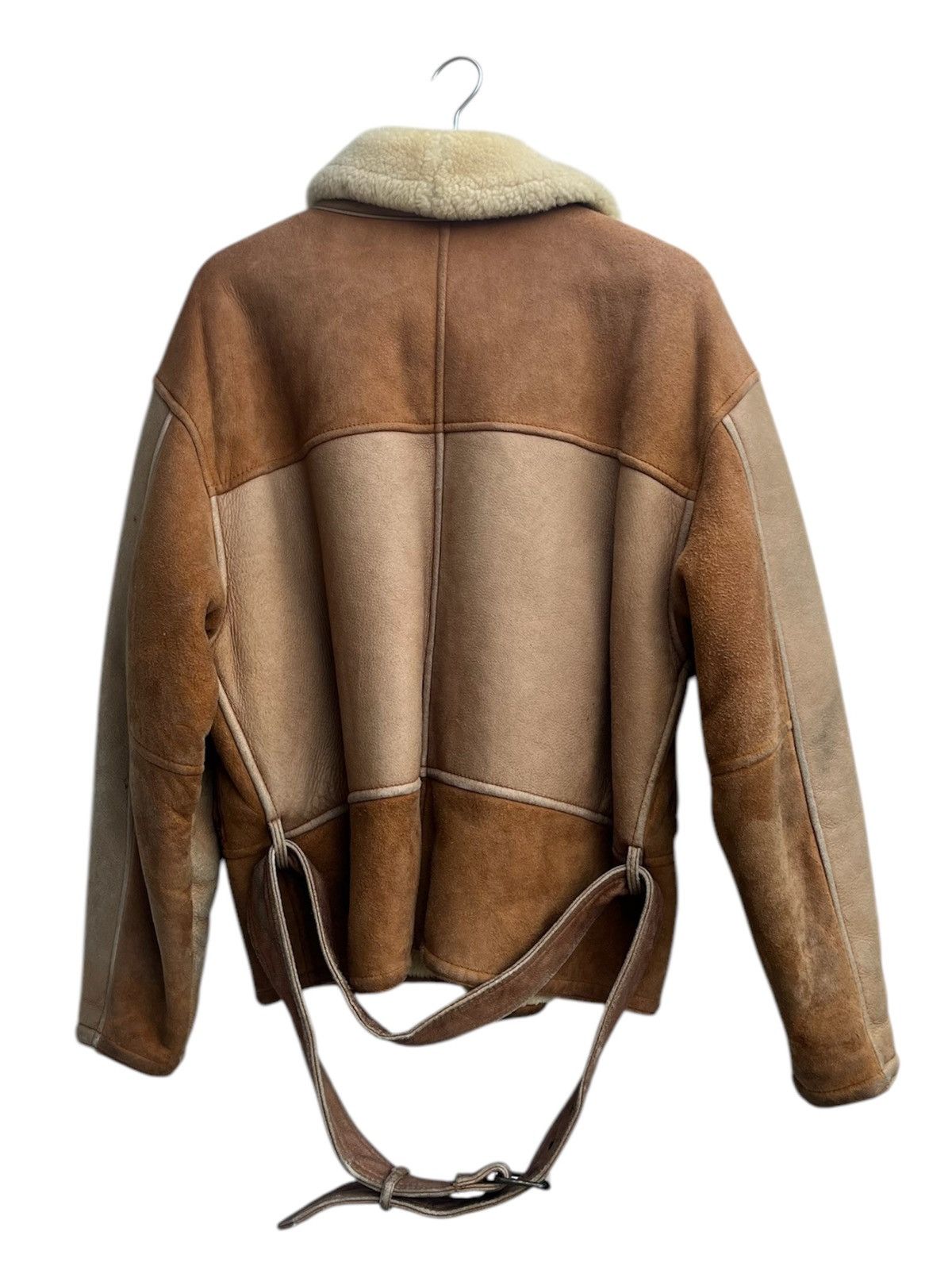 Genuine Leather × Japanese Brand × Leather Ohfesta Sheepskin Shearling Flight Jacket Size US M / EU 48-50 / 2 - 5 Thumbnail